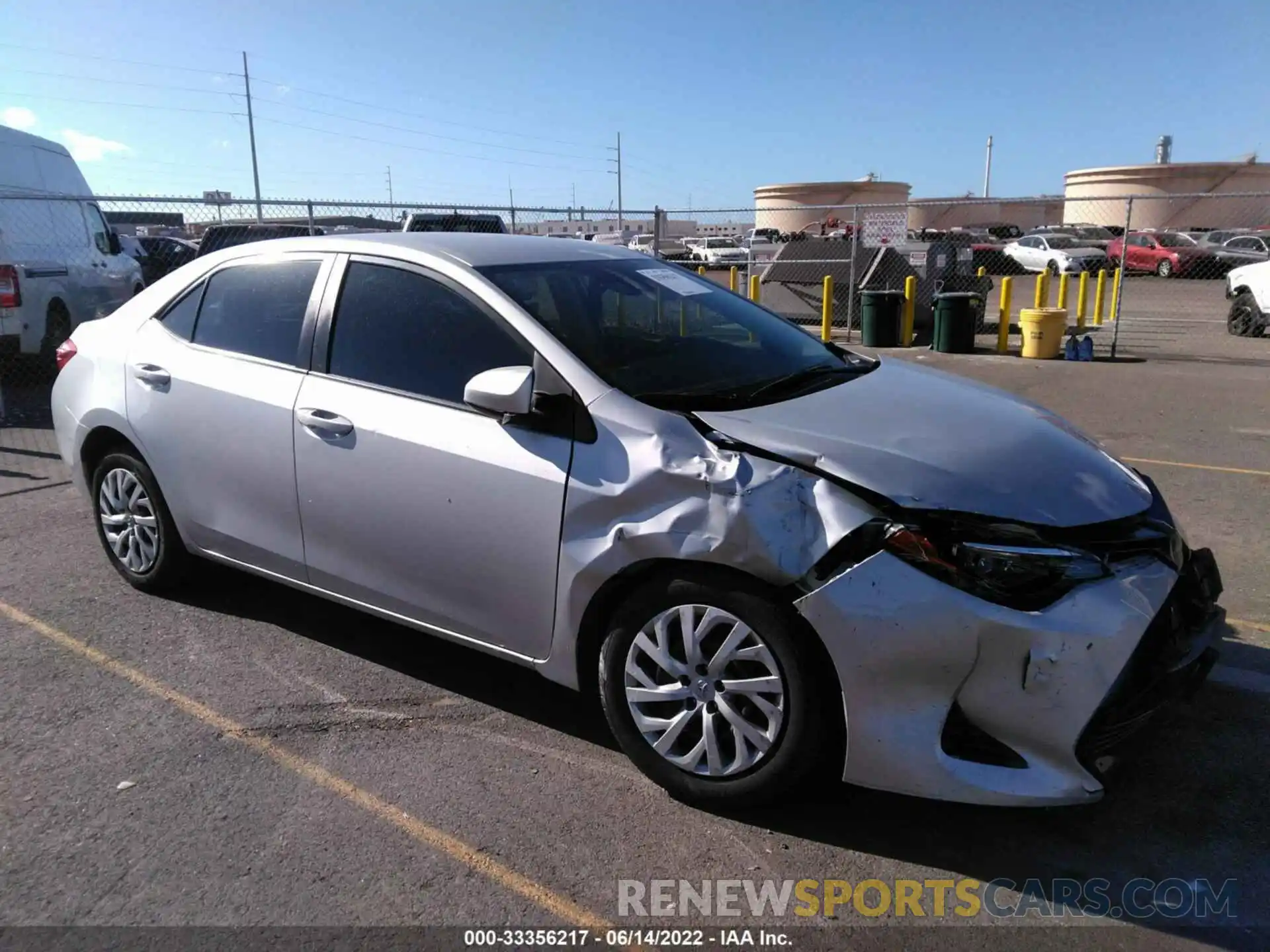 1 Photograph of a damaged car 5YFBURHE1KP905292 TOYOTA COROLLA 2019