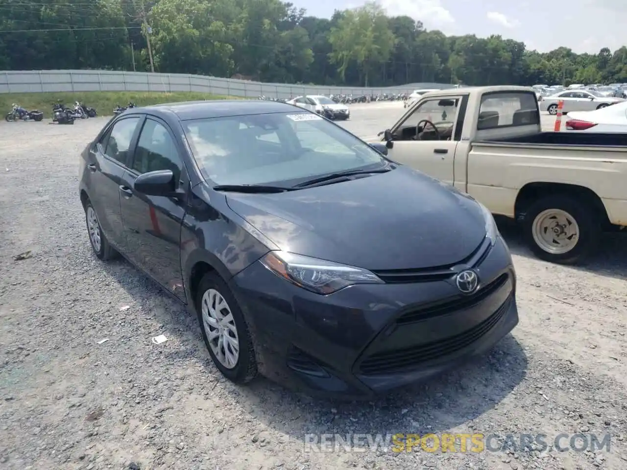 1 Photograph of a damaged car 5YFBURHE1KP905454 TOYOTA COROLLA 2019