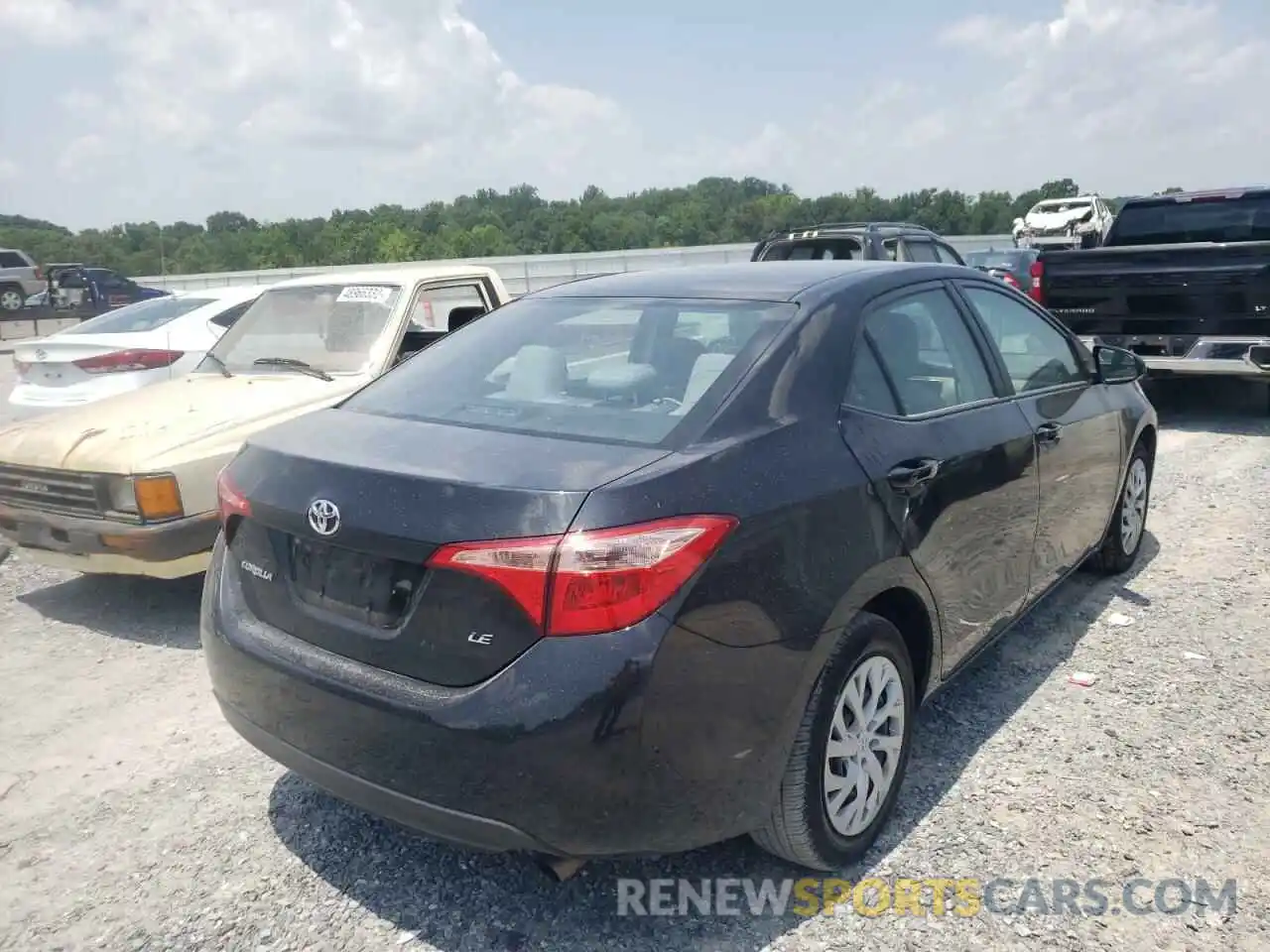 4 Photograph of a damaged car 5YFBURHE1KP905454 TOYOTA COROLLA 2019