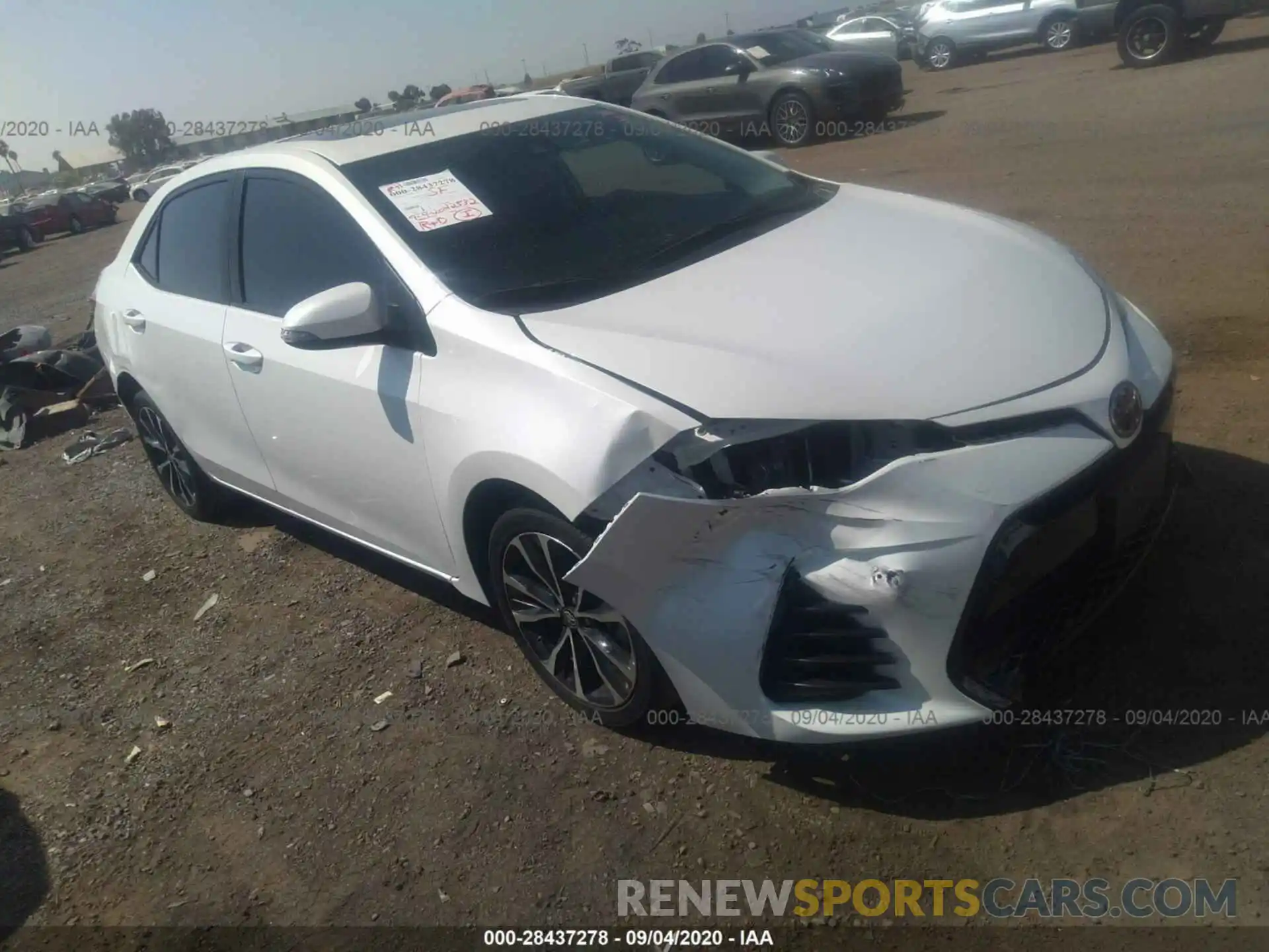 1 Photograph of a damaged car 5YFBURHE1KP905731 TOYOTA COROLLA 2019