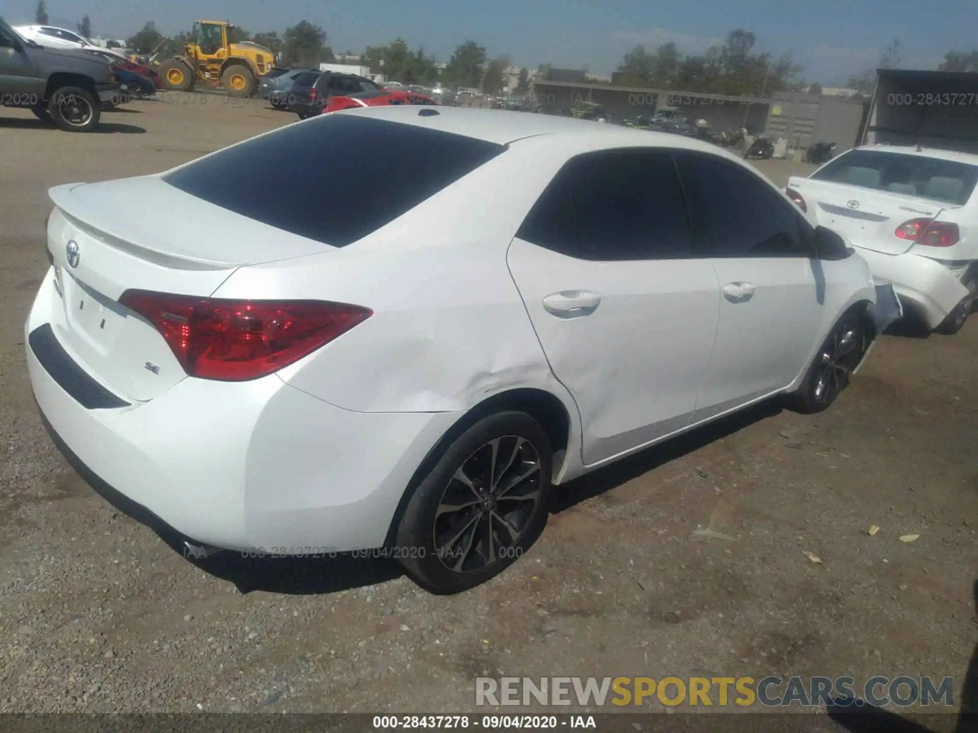 4 Photograph of a damaged car 5YFBURHE1KP905731 TOYOTA COROLLA 2019