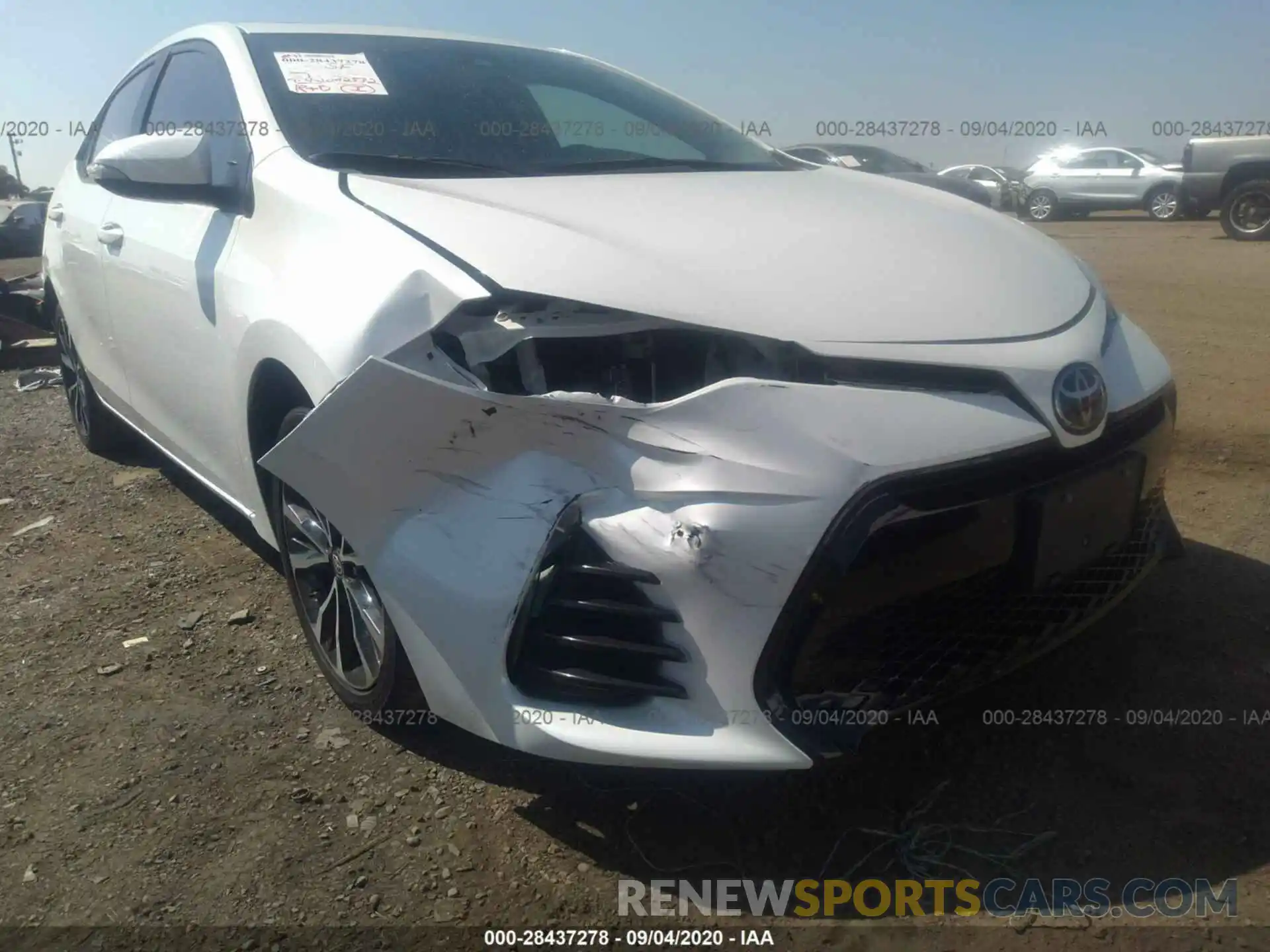 6 Photograph of a damaged car 5YFBURHE1KP905731 TOYOTA COROLLA 2019