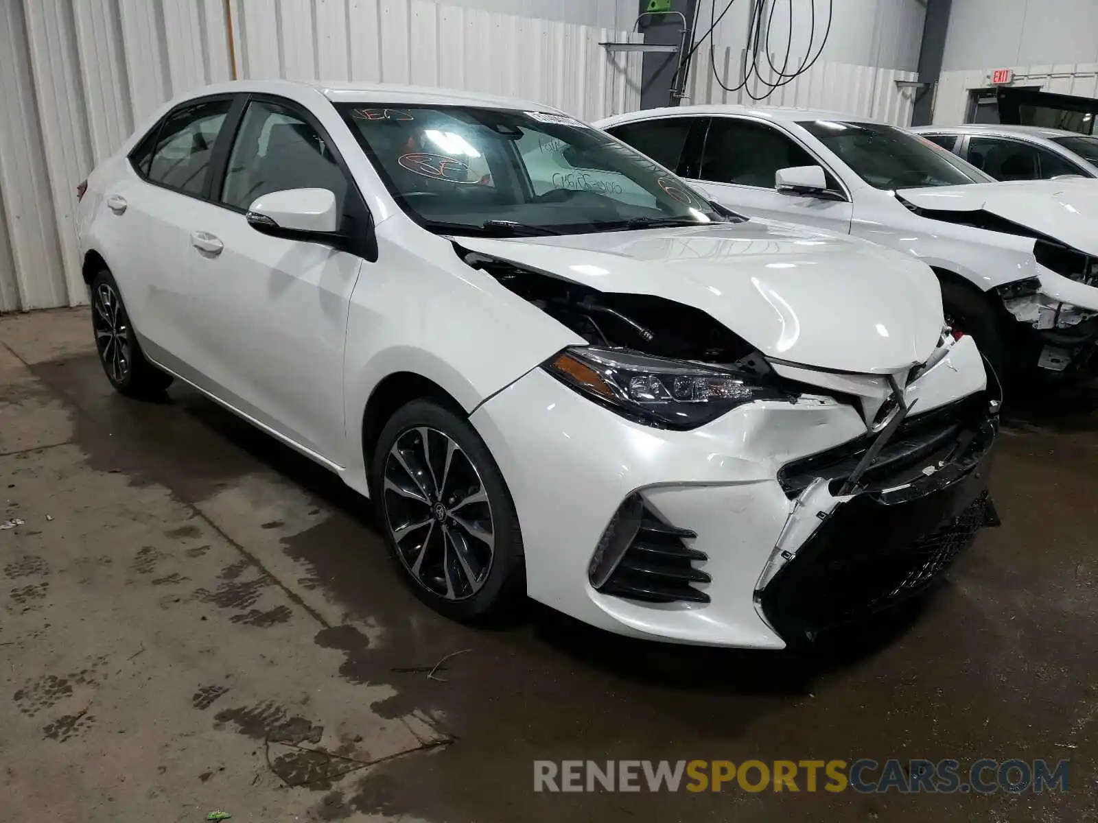 1 Photograph of a damaged car 5YFBURHE1KP905972 TOYOTA COROLLA 2019