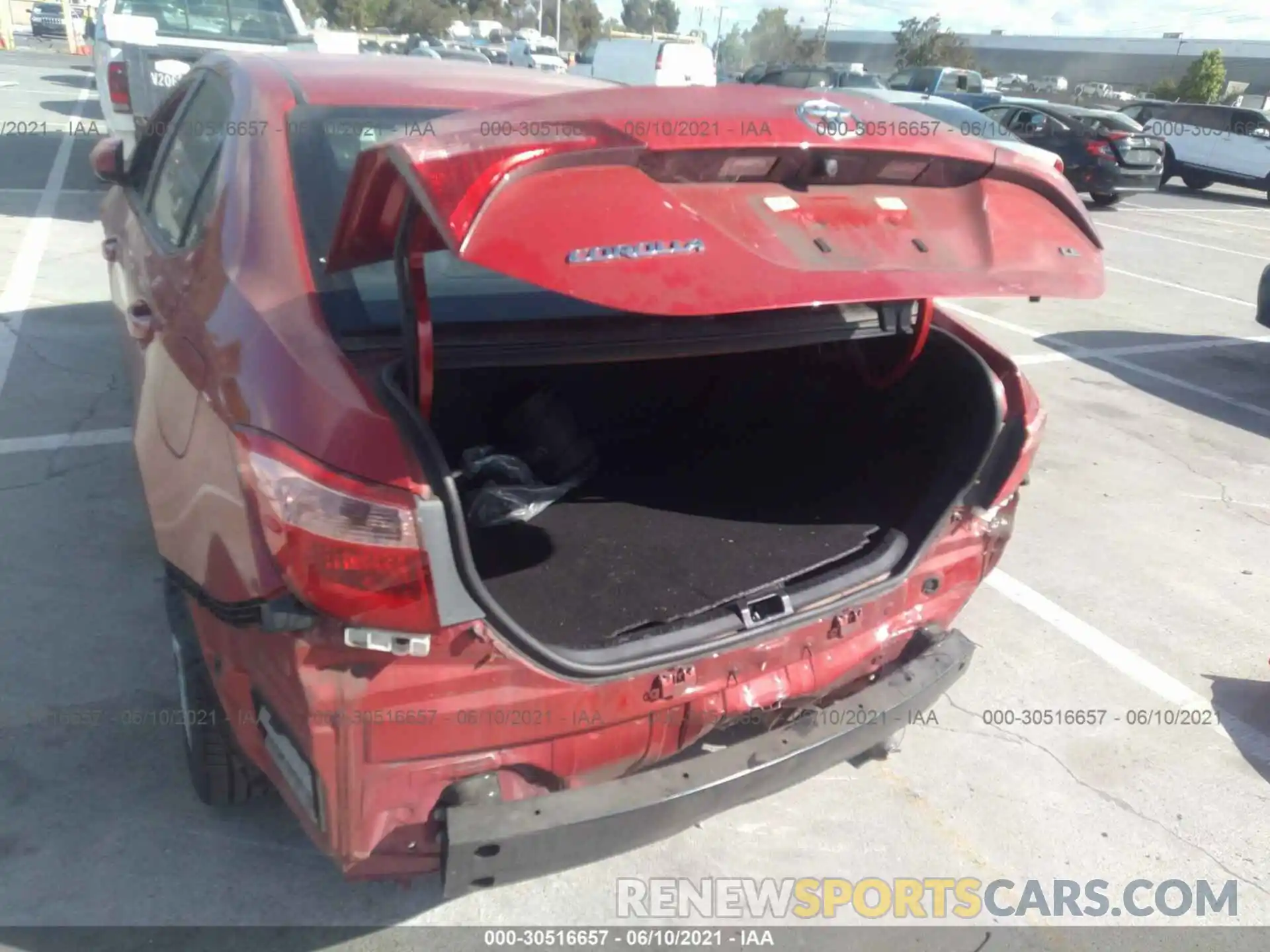 6 Photograph of a damaged car 5YFBURHE1KP906412 TOYOTA COROLLA 2019