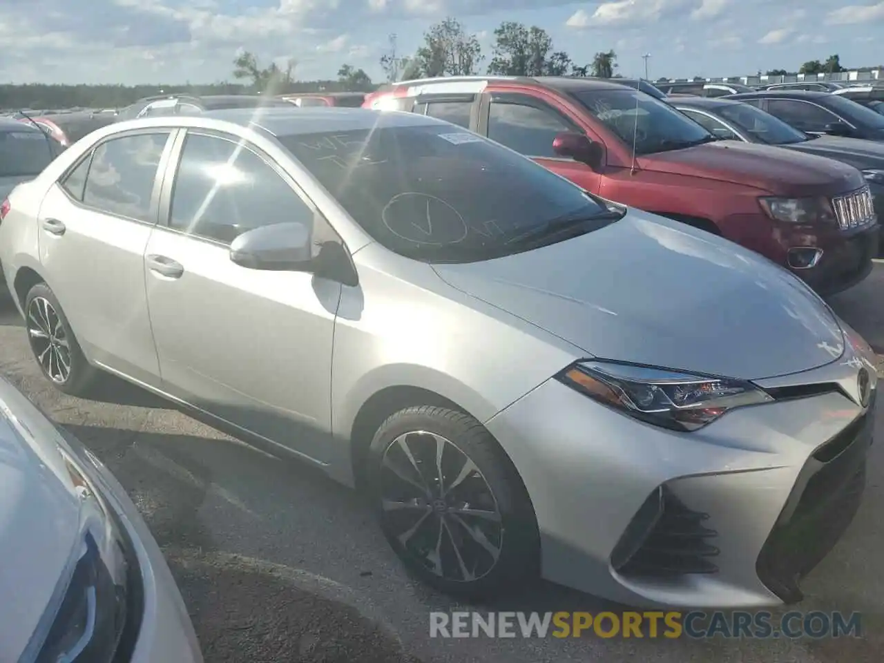 1 Photograph of a damaged car 5YFBURHE1KP906457 TOYOTA COROLLA 2019