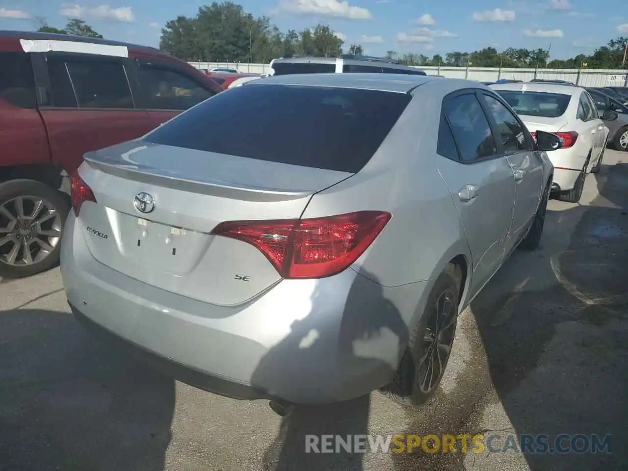 4 Photograph of a damaged car 5YFBURHE1KP906457 TOYOTA COROLLA 2019