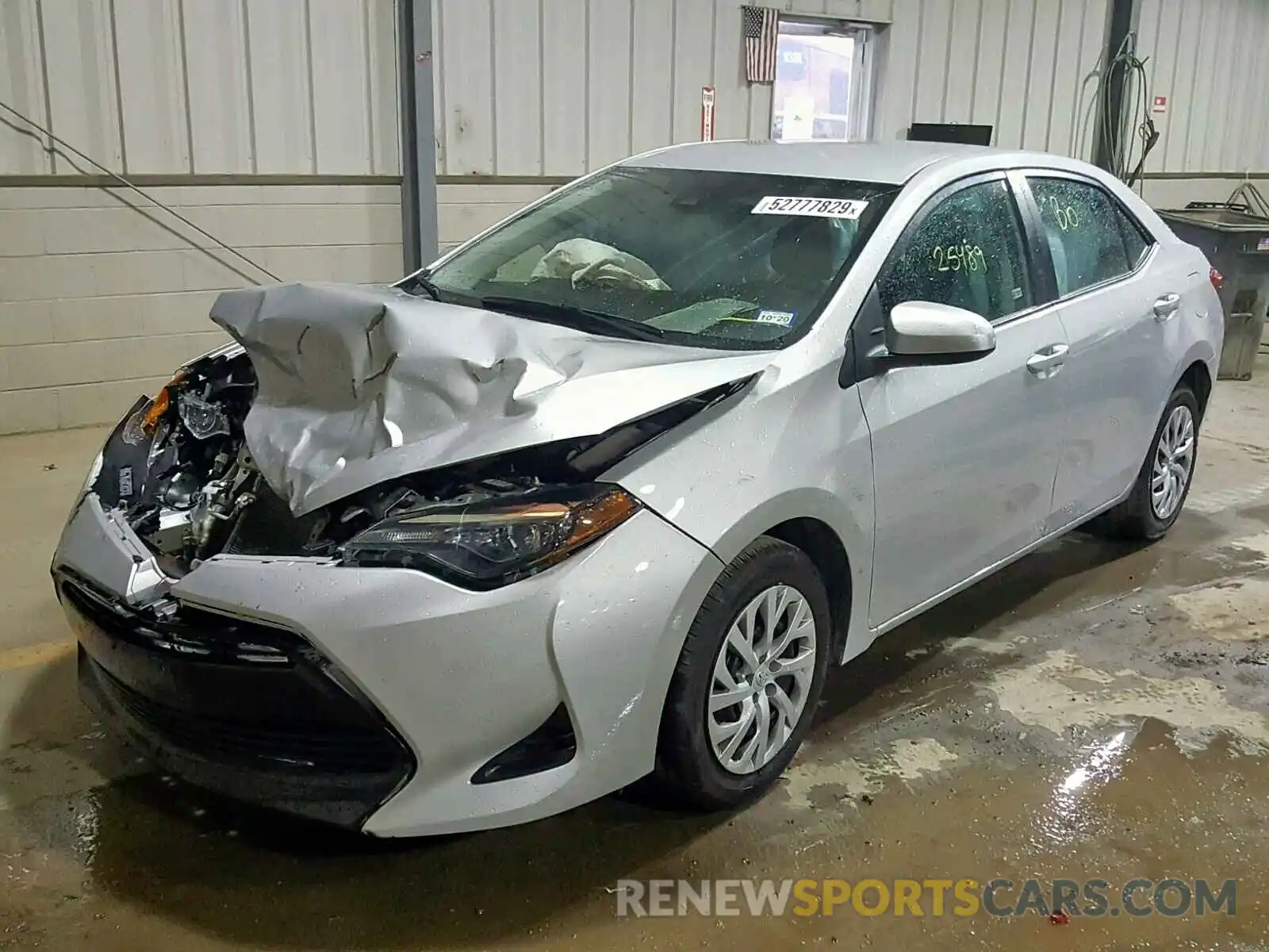 2 Photograph of a damaged car 5YFBURHE1KP906555 TOYOTA COROLLA 2019