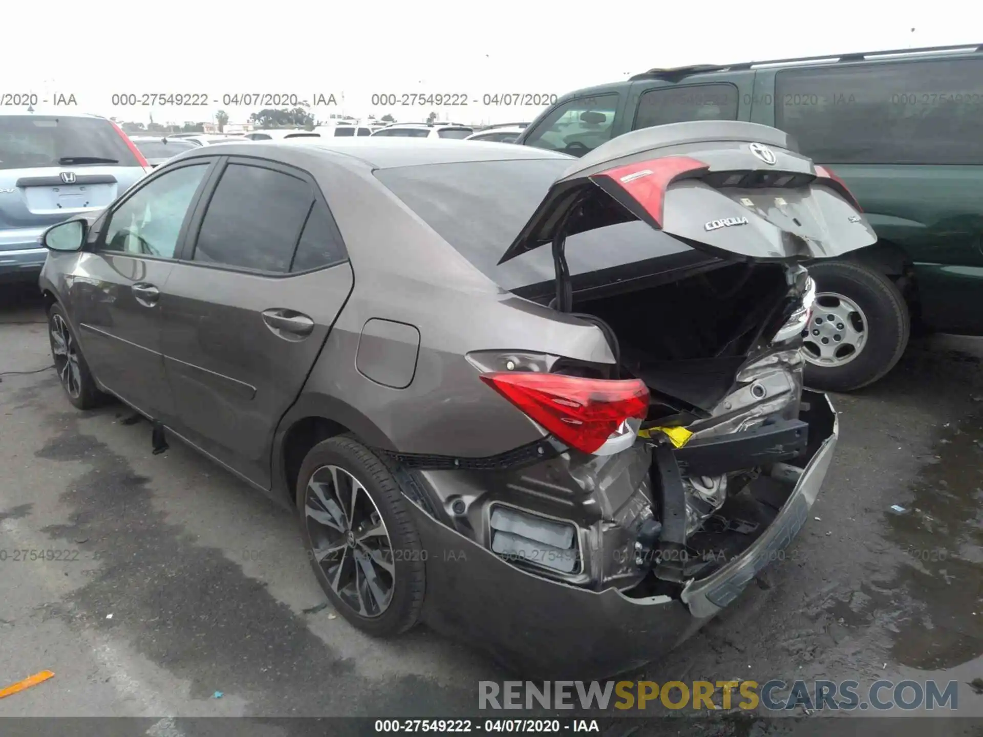 3 Photograph of a damaged car 5YFBURHE1KP907138 TOYOTA COROLLA 2019