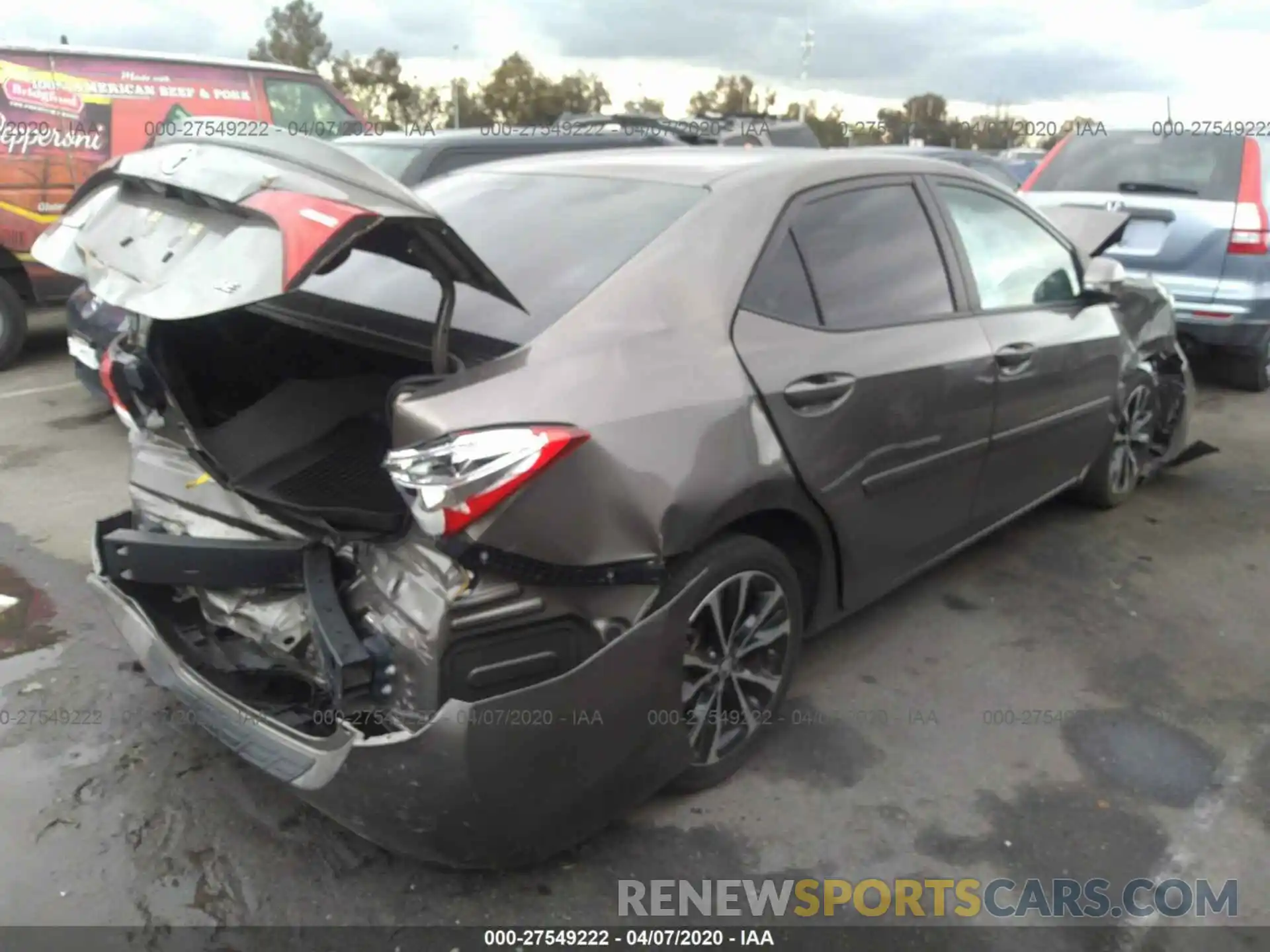 4 Photograph of a damaged car 5YFBURHE1KP907138 TOYOTA COROLLA 2019