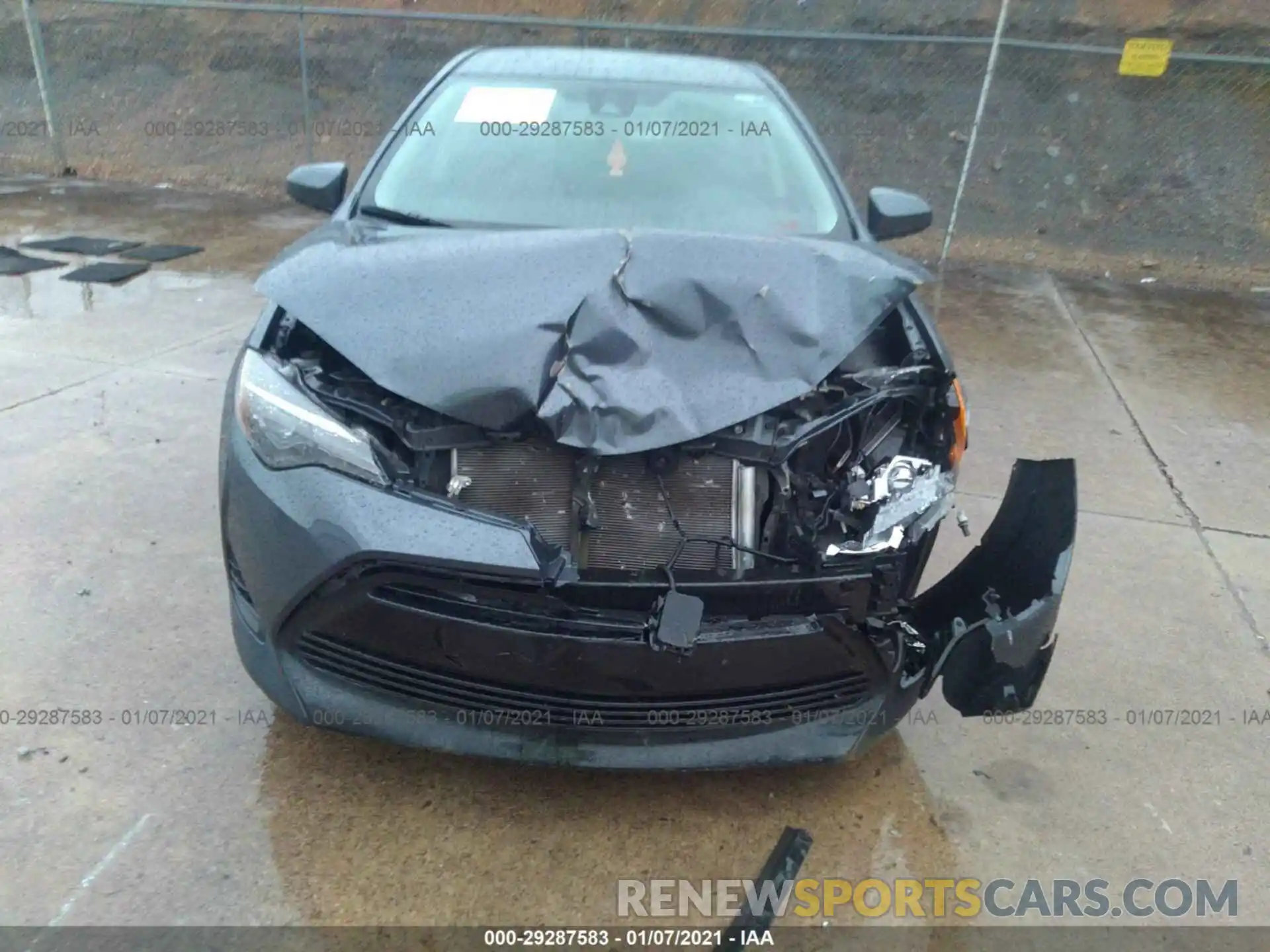 6 Photograph of a damaged car 5YFBURHE1KP907317 TOYOTA COROLLA 2019