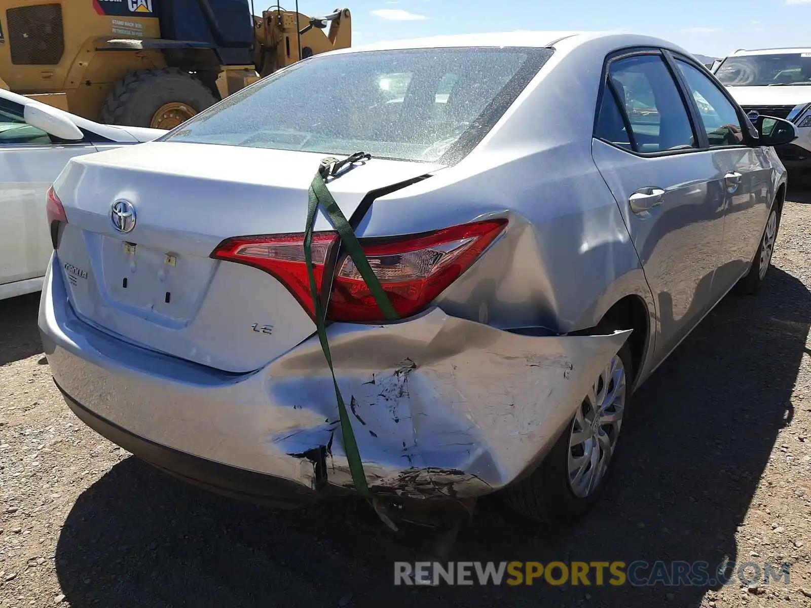 4 Photograph of a damaged car 5YFBURHE1KP907611 TOYOTA COROLLA 2019