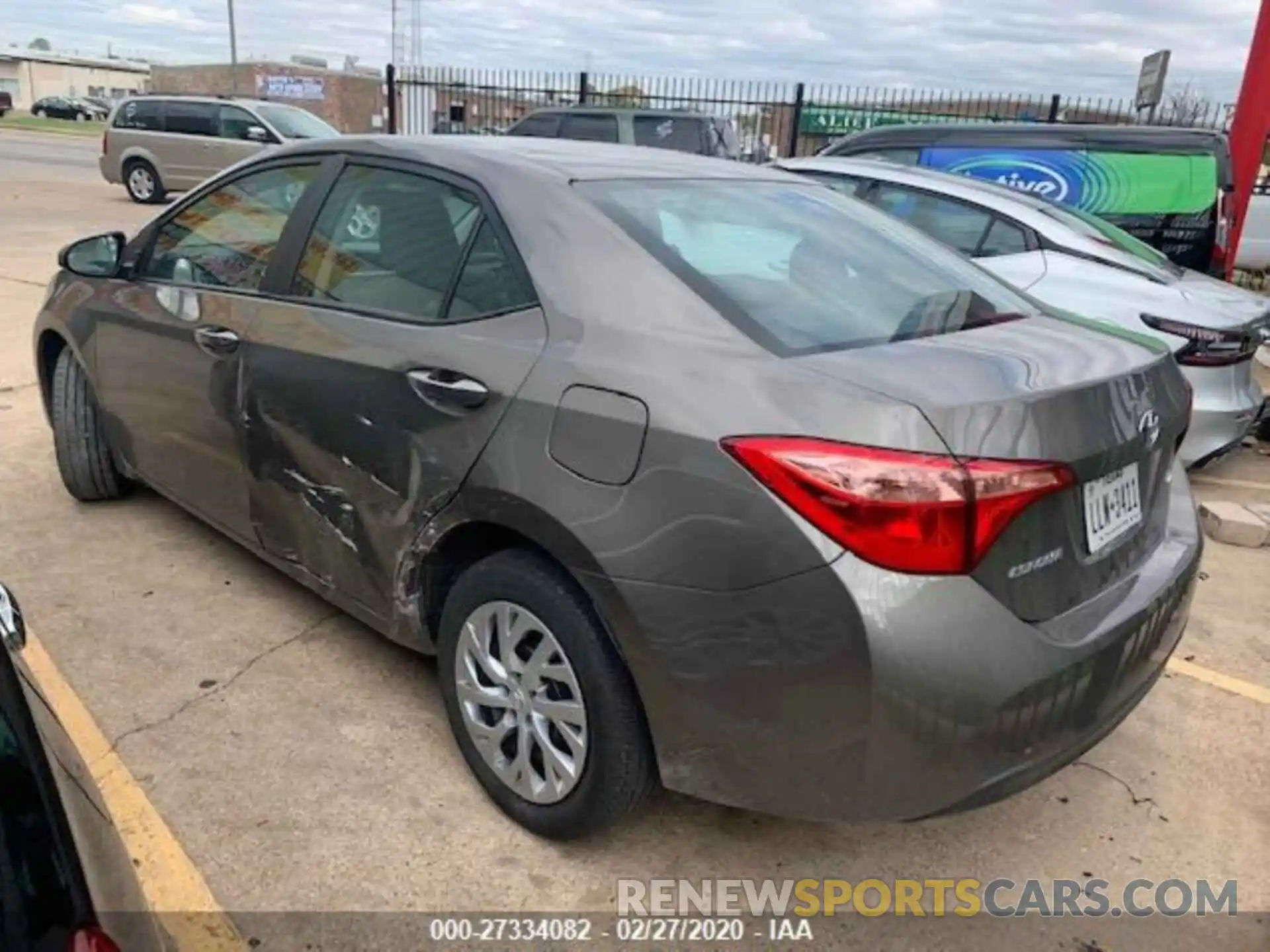 3 Photograph of a damaged car 5YFBURHE1KP907639 TOYOTA COROLLA 2019