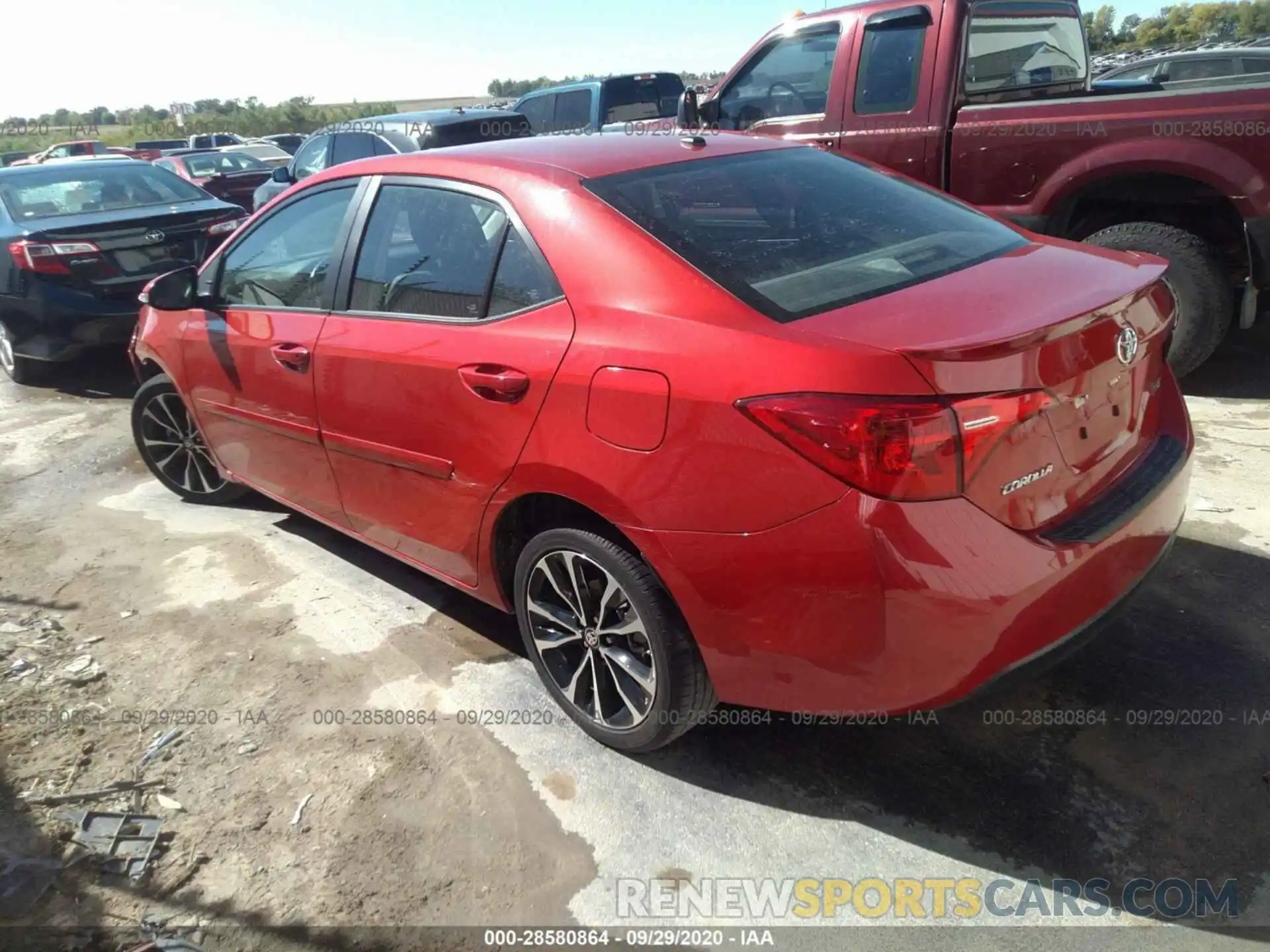 3 Photograph of a damaged car 5YFBURHE1KP907737 TOYOTA COROLLA 2019