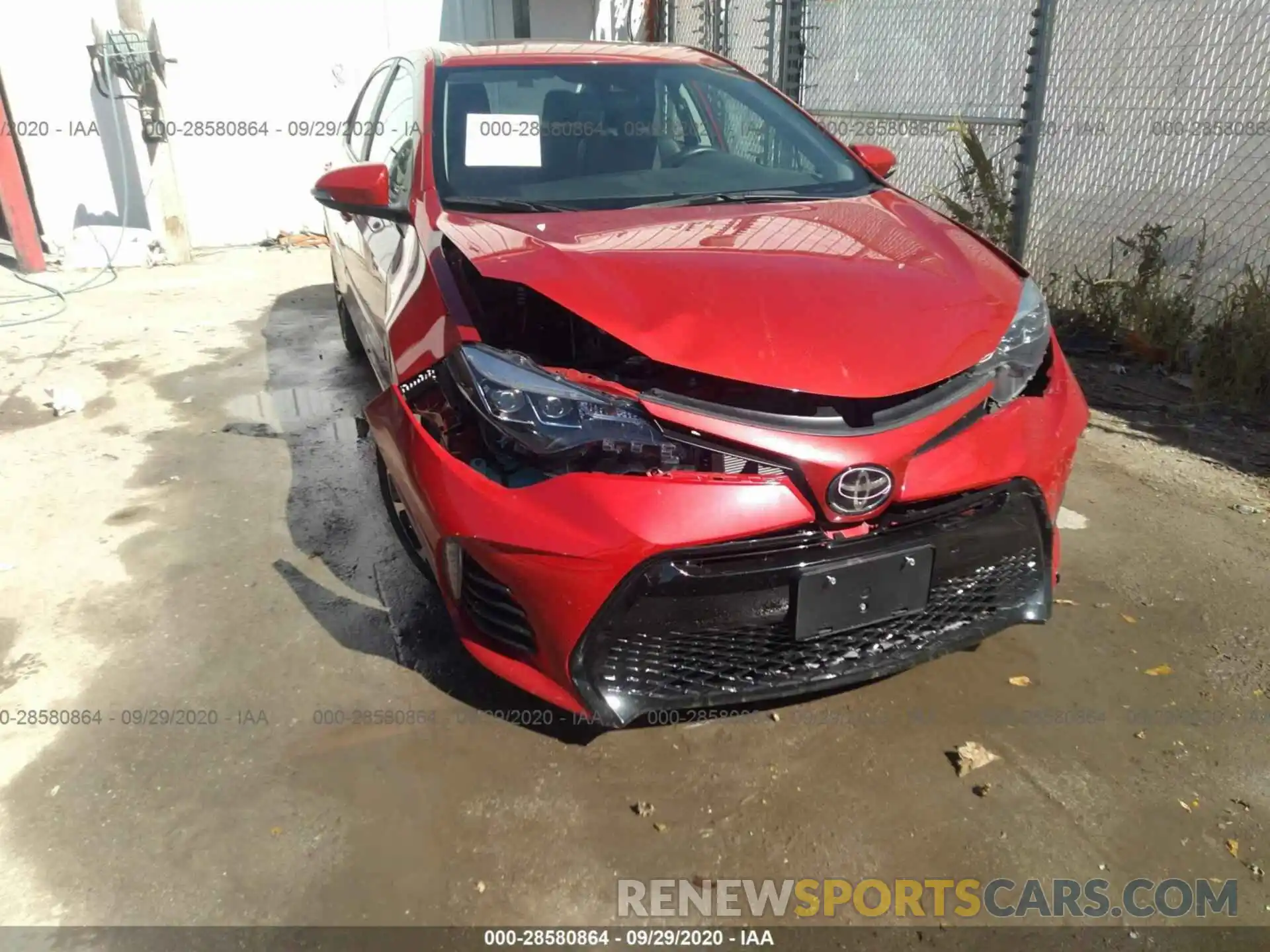 6 Photograph of a damaged car 5YFBURHE1KP907737 TOYOTA COROLLA 2019