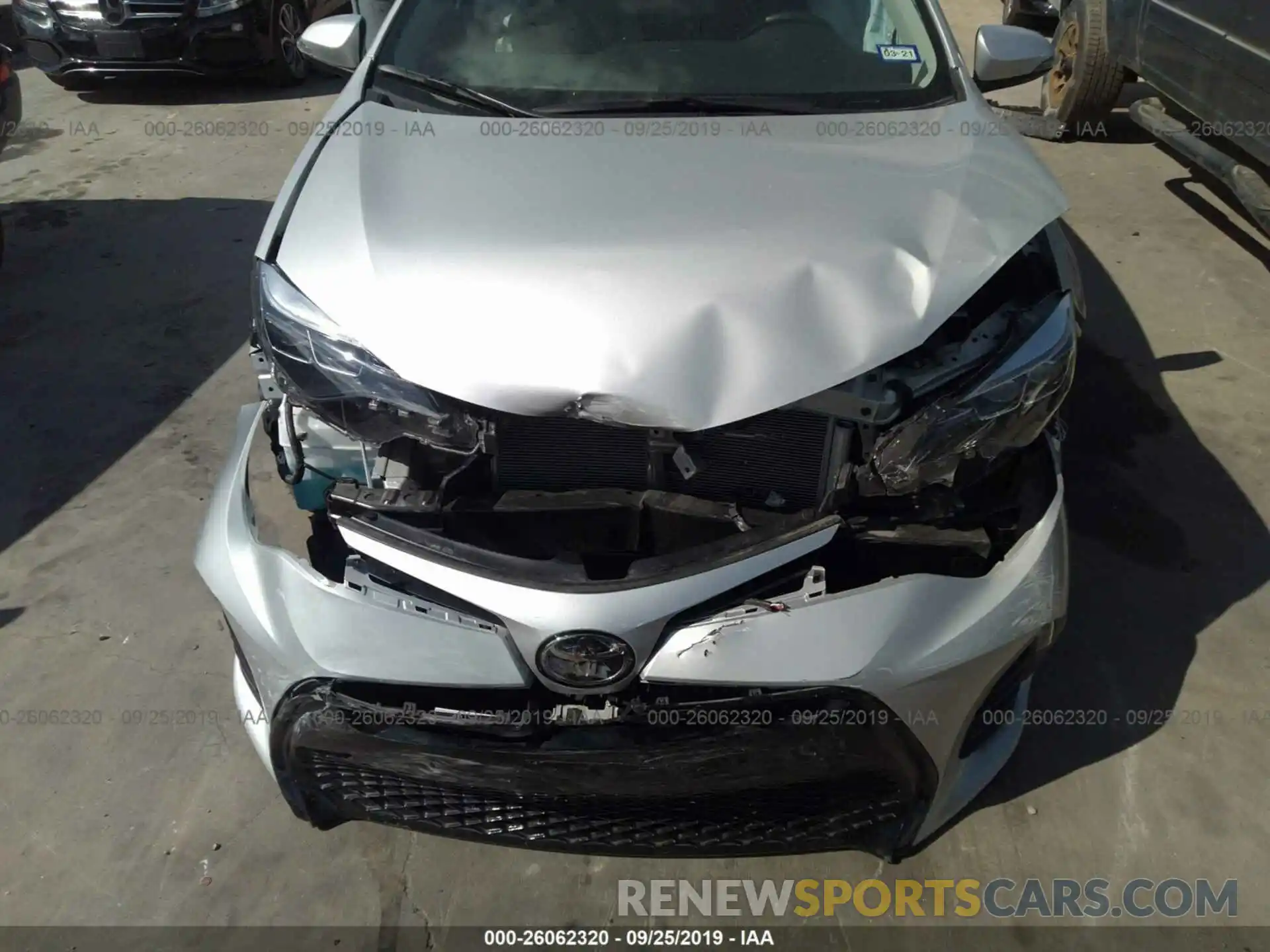 6 Photograph of a damaged car 5YFBURHE1KP907785 TOYOTA COROLLA 2019