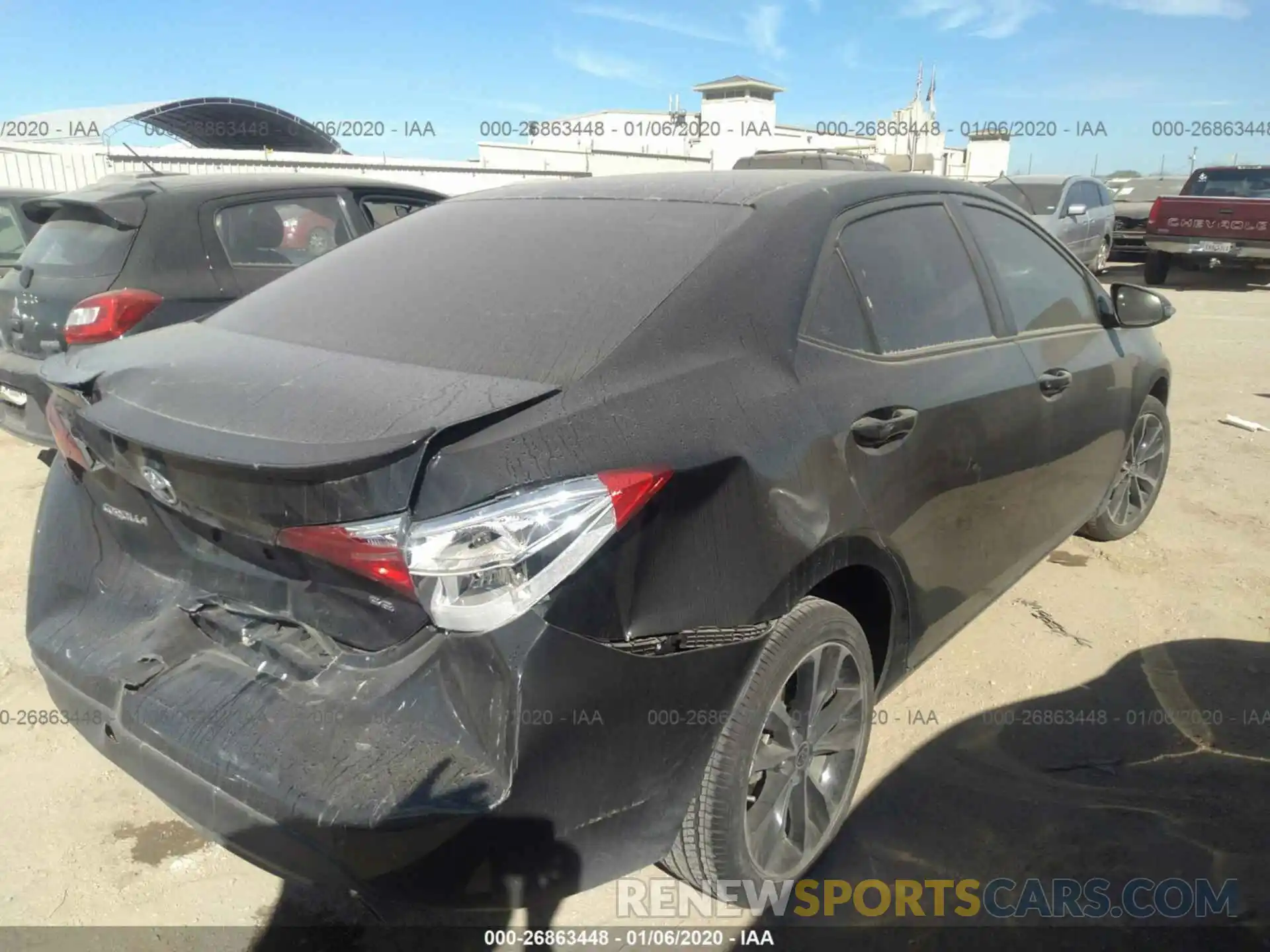 4 Photograph of a damaged car 5YFBURHE1KP907883 TOYOTA COROLLA 2019