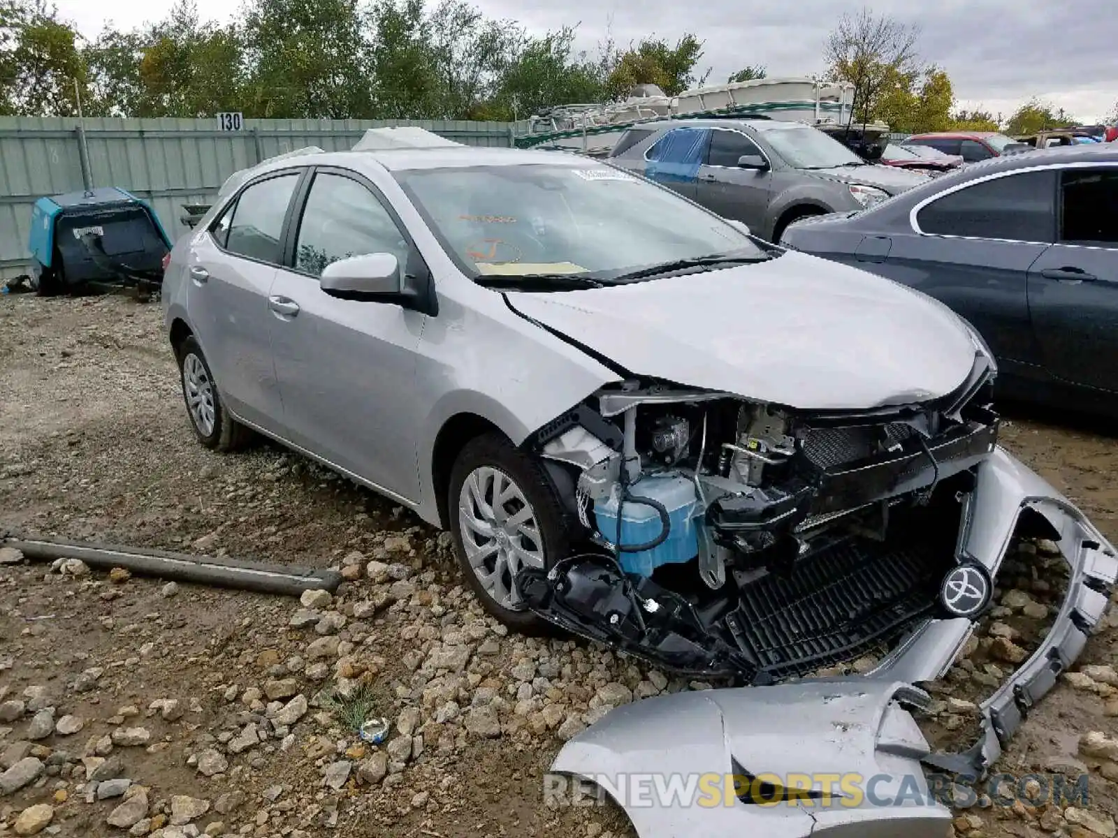 1 Photograph of a damaged car 5YFBURHE1KP908550 TOYOTA COROLLA 2019