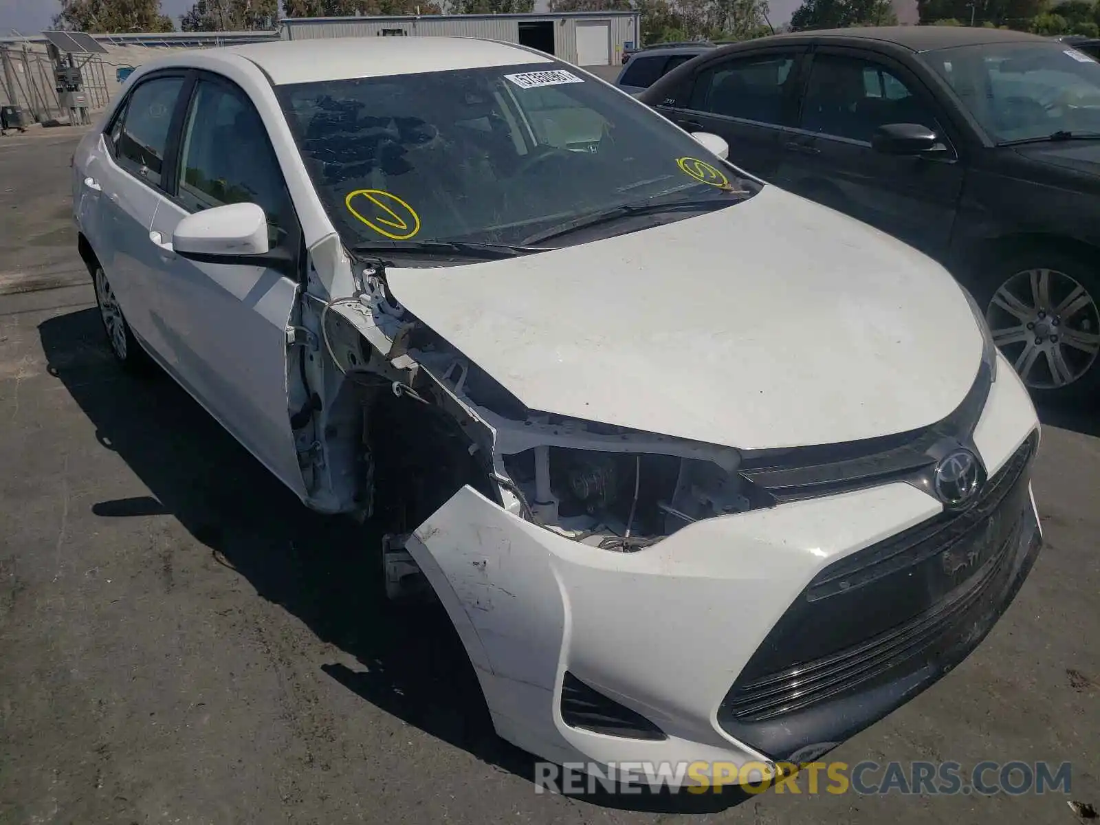 1 Photograph of a damaged car 5YFBURHE1KP908578 TOYOTA COROLLA 2019