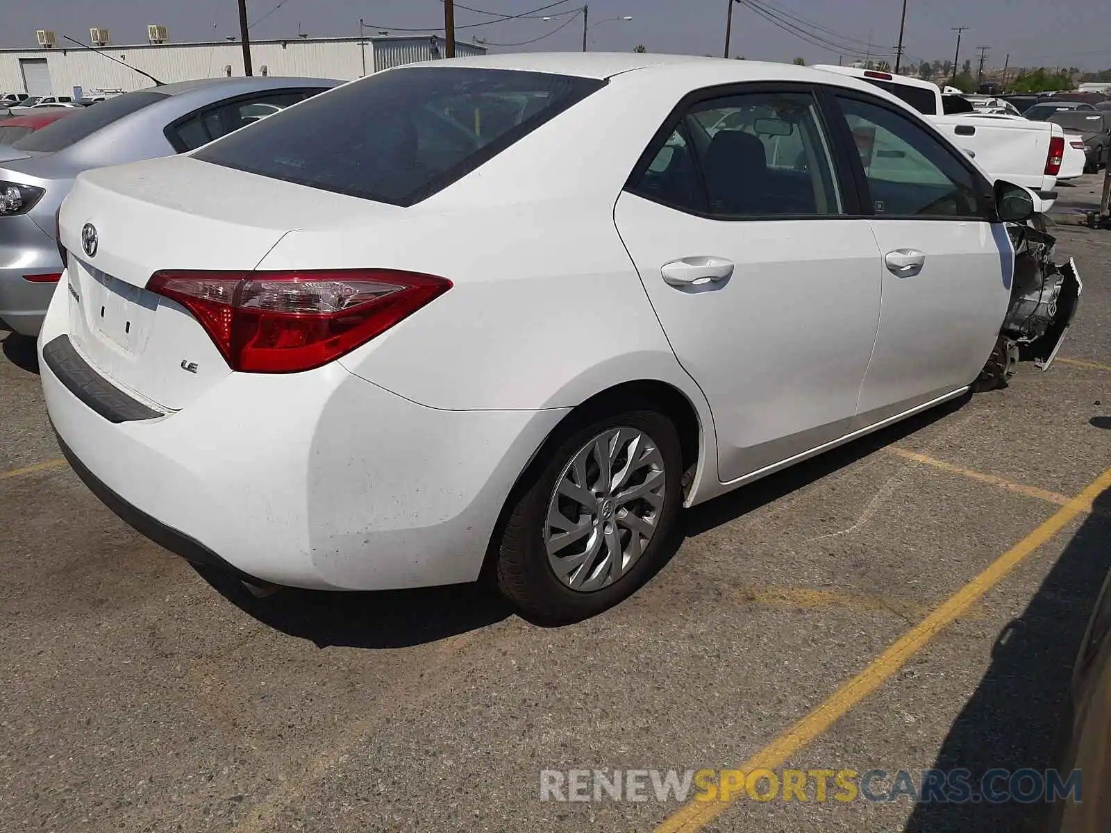 4 Photograph of a damaged car 5YFBURHE1KP908578 TOYOTA COROLLA 2019