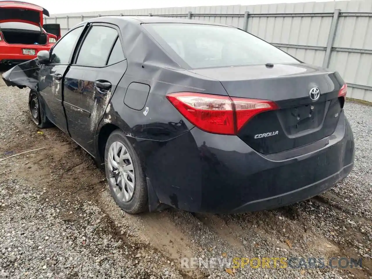 3 Photograph of a damaged car 5YFBURHE1KP909150 TOYOTA COROLLA 2019