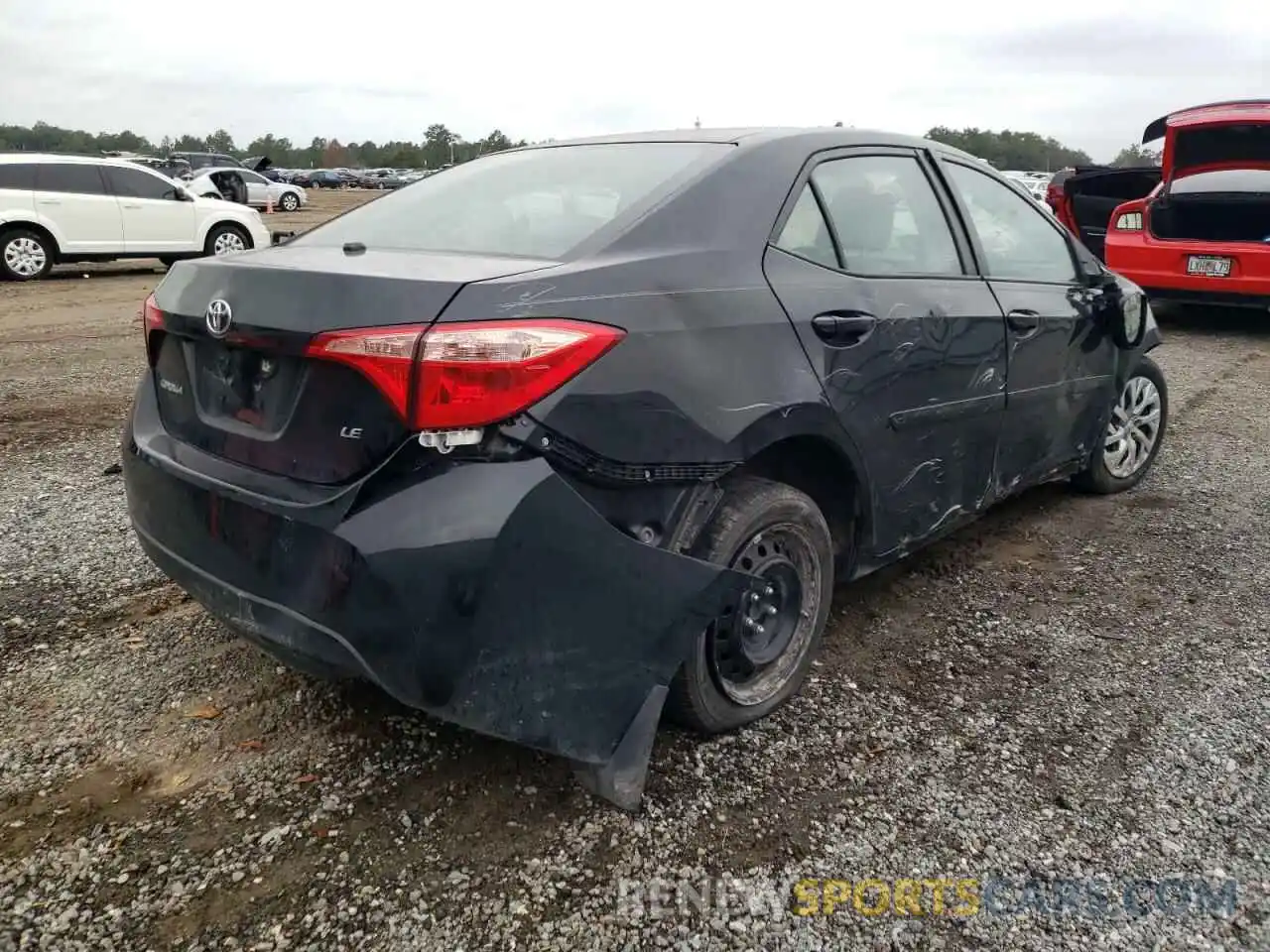 4 Photograph of a damaged car 5YFBURHE1KP909150 TOYOTA COROLLA 2019