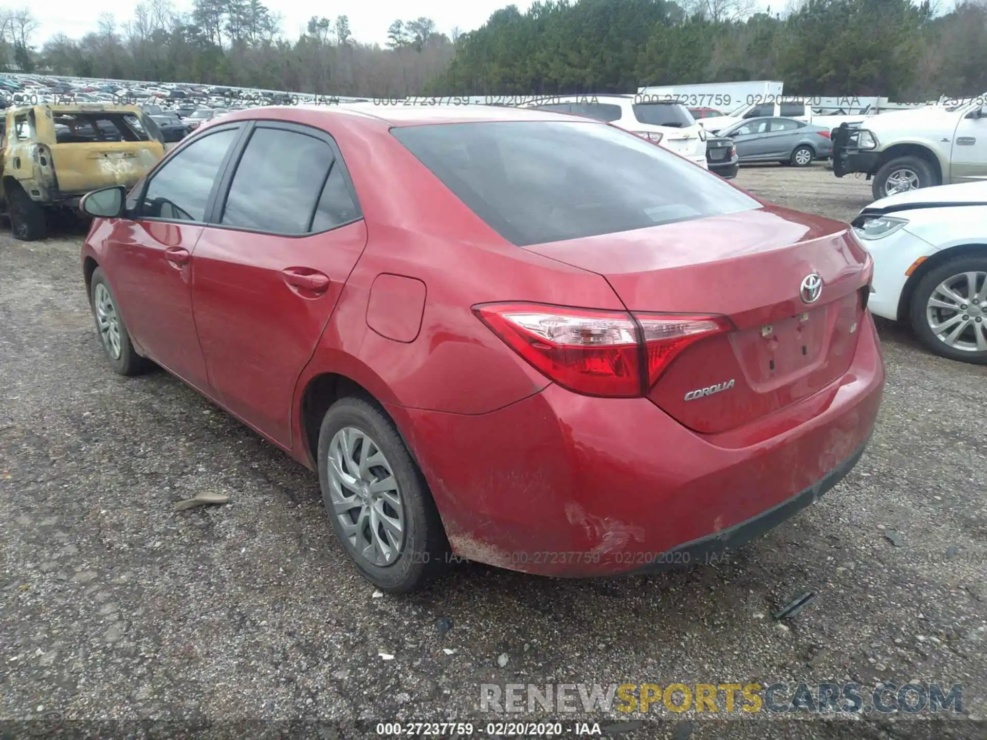 3 Photograph of a damaged car 5YFBURHE1KP909262 TOYOTA COROLLA 2019