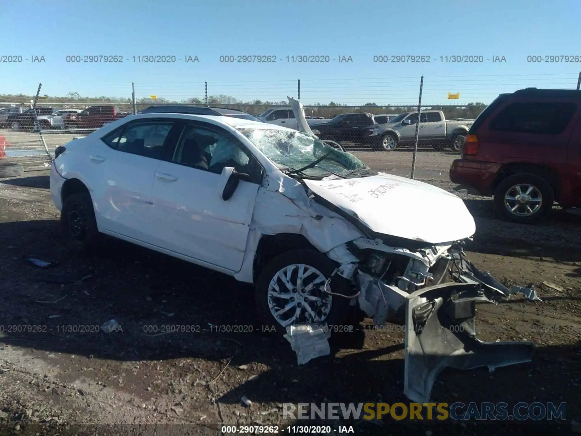 1 Photograph of a damaged car 5YFBURHE1KP909326 TOYOTA COROLLA 2019