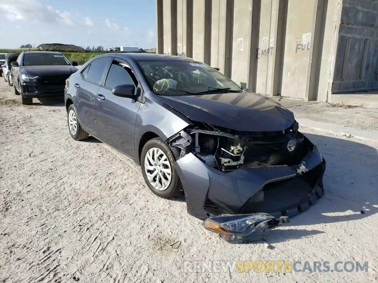 1 Photograph of a damaged car 5YFBURHE1KP909794 TOYOTA COROLLA 2019