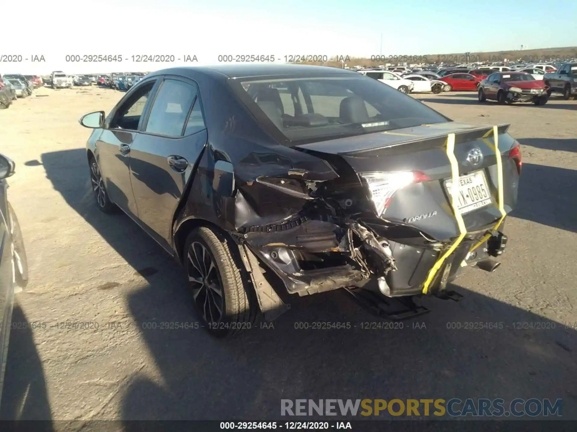 3 Photograph of a damaged car 5YFBURHE1KP910038 TOYOTA COROLLA 2019