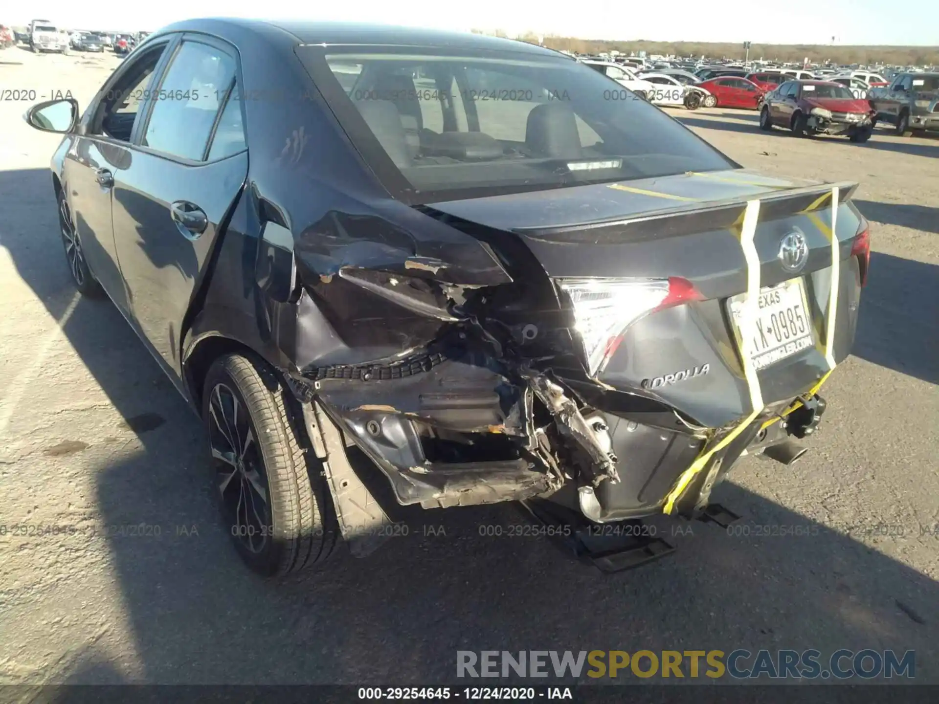 6 Photograph of a damaged car 5YFBURHE1KP910038 TOYOTA COROLLA 2019