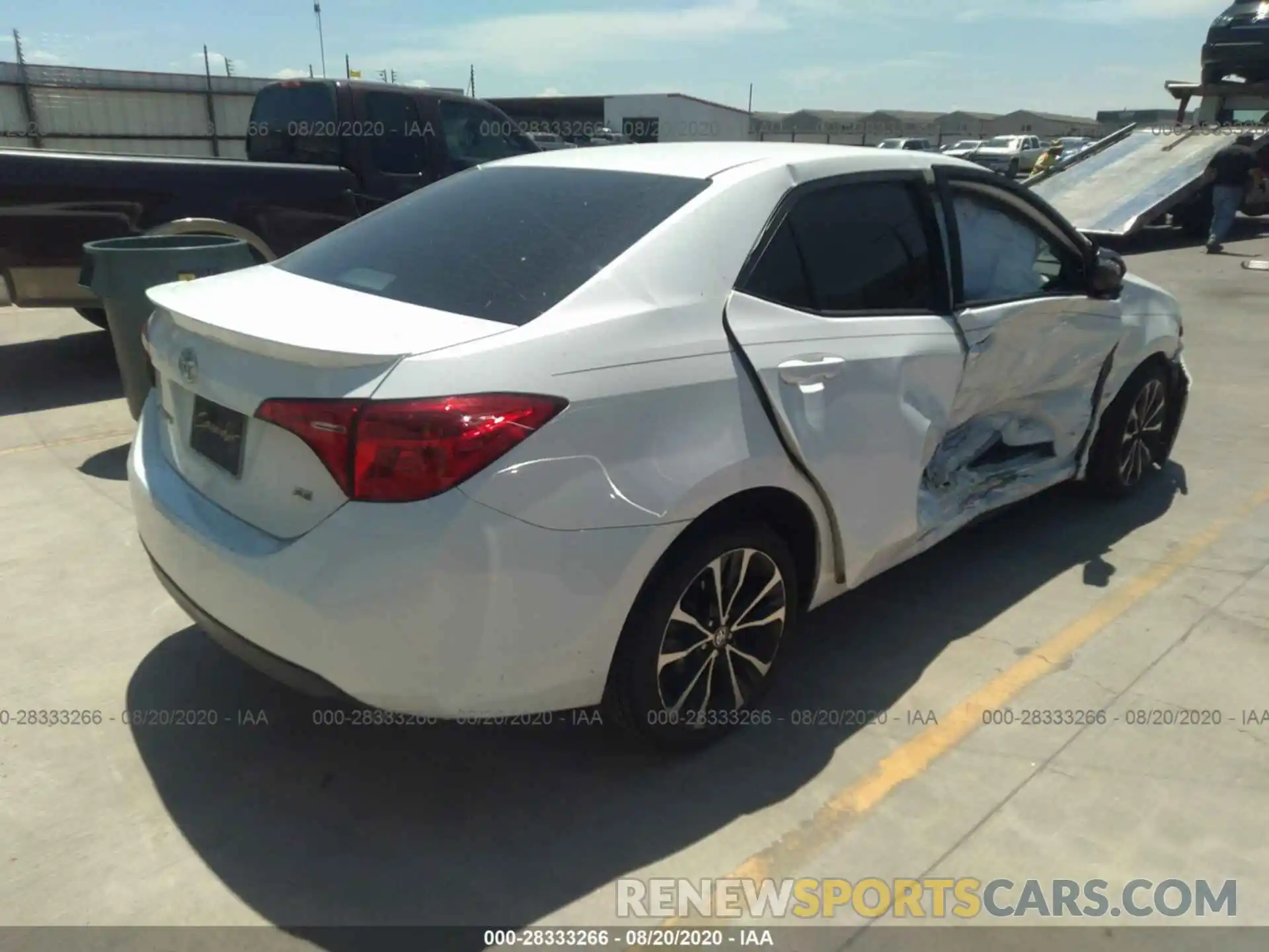 4 Photograph of a damaged car 5YFBURHE1KP910296 TOYOTA COROLLA 2019