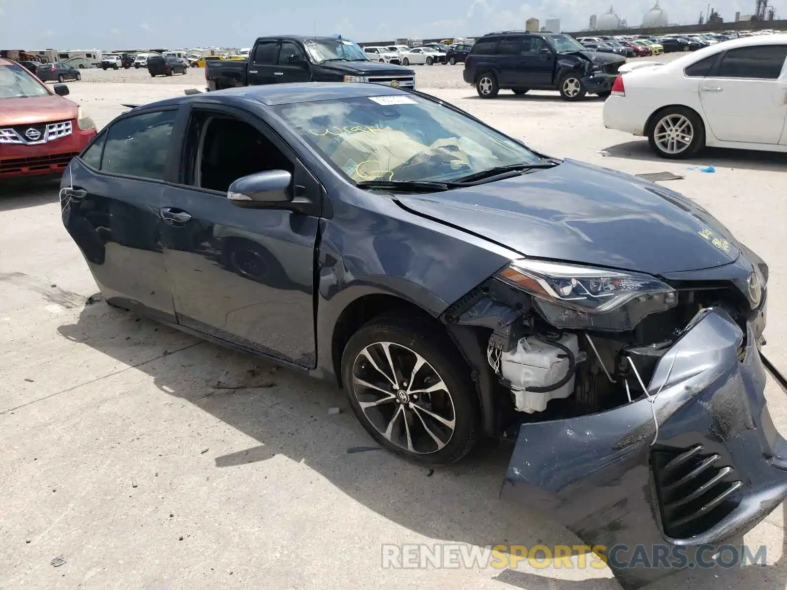 1 Photograph of a damaged car 5YFBURHE1KP910945 TOYOTA COROLLA 2019