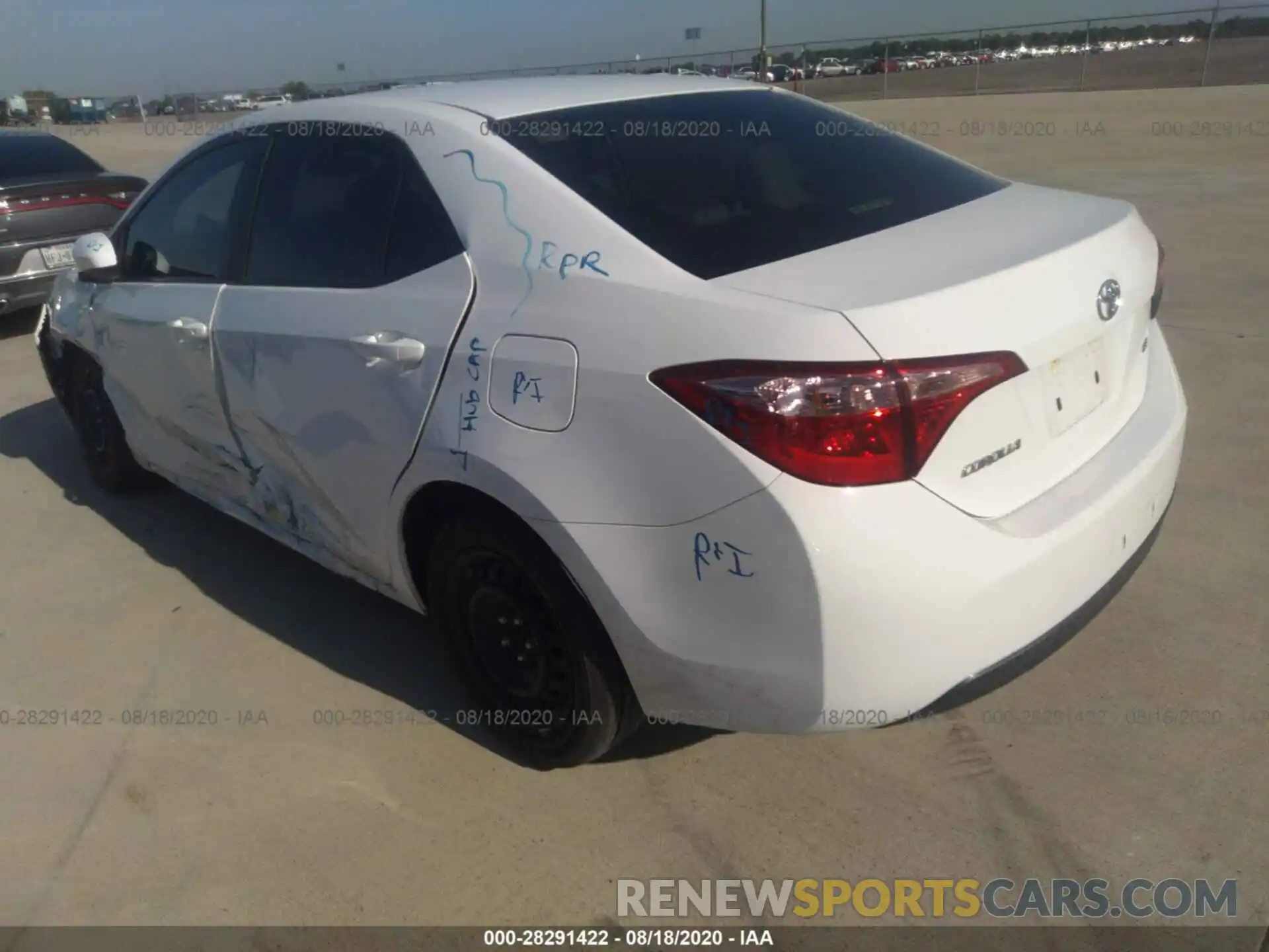 3 Photograph of a damaged car 5YFBURHE1KP911139 TOYOTA COROLLA 2019