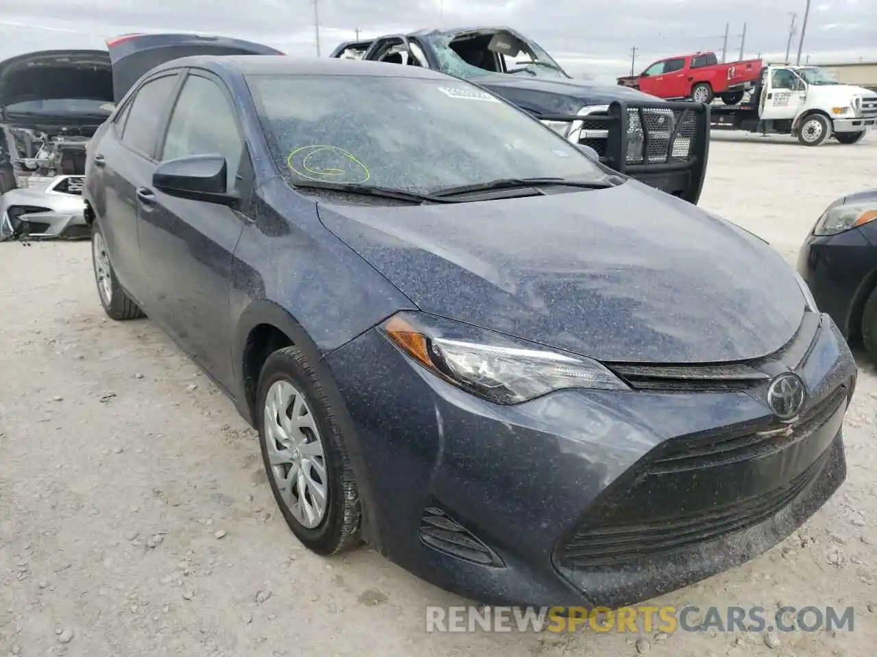 1 Photograph of a damaged car 5YFBURHE1KP911898 TOYOTA COROLLA 2019