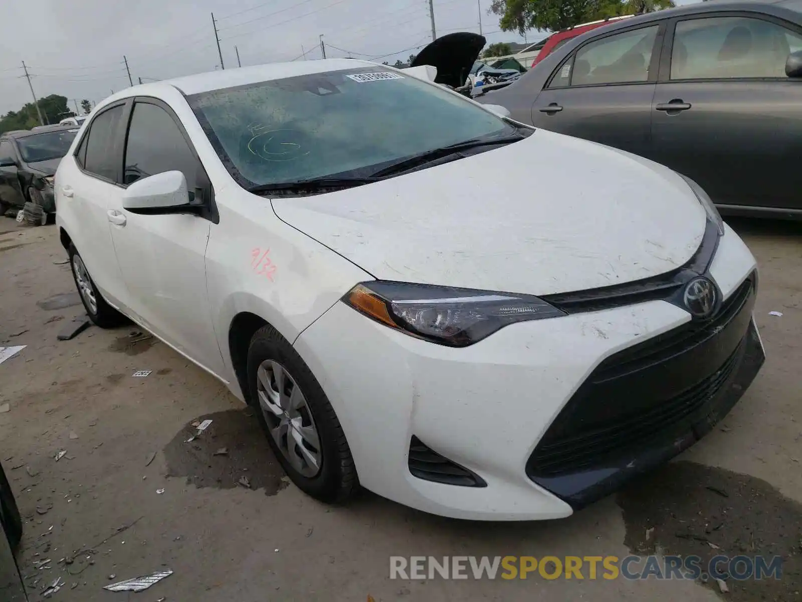 1 Photograph of a damaged car 5YFBURHE1KP911934 TOYOTA COROLLA 2019