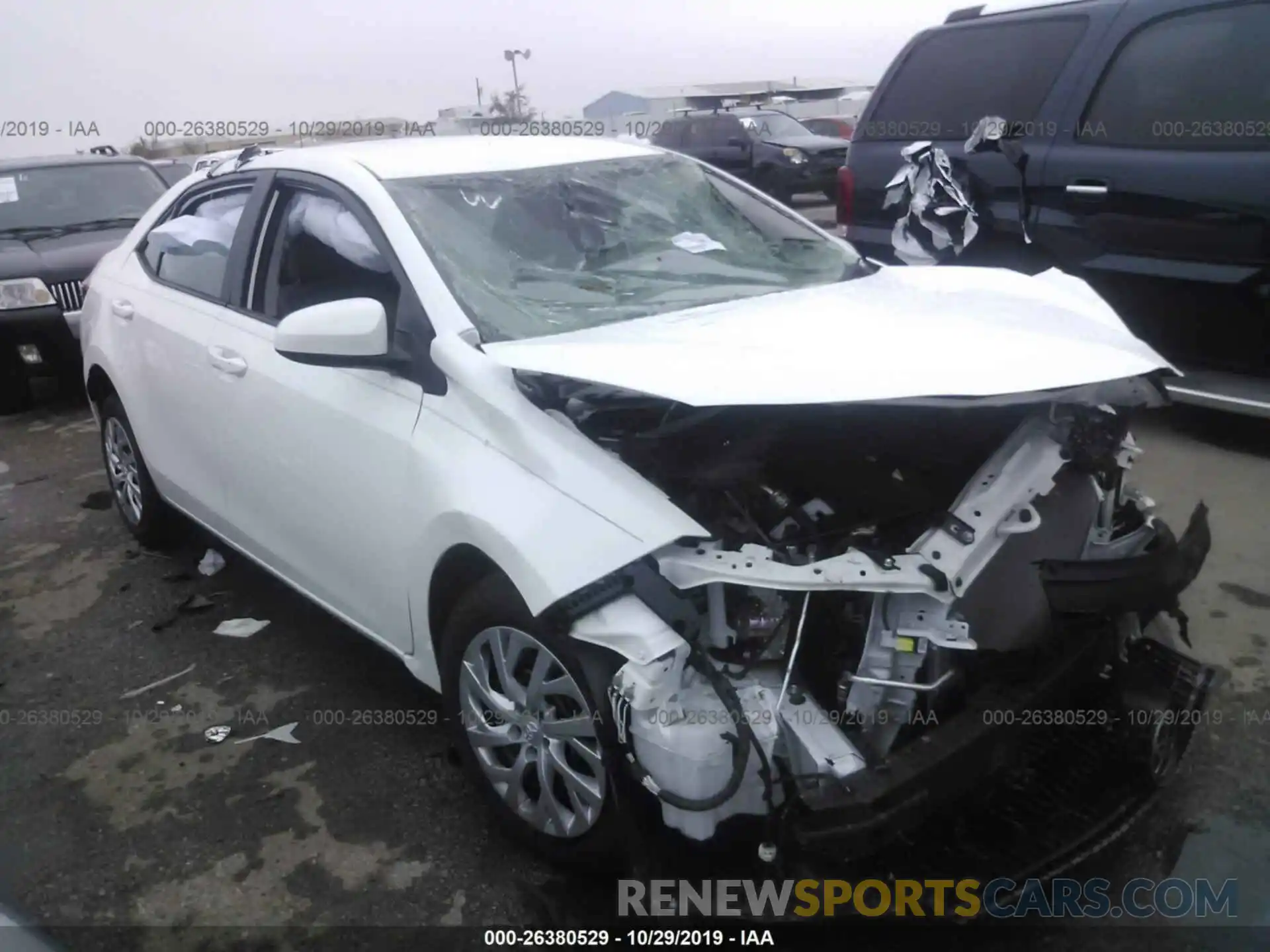 1 Photograph of a damaged car 5YFBURHE1KP912209 TOYOTA COROLLA 2019