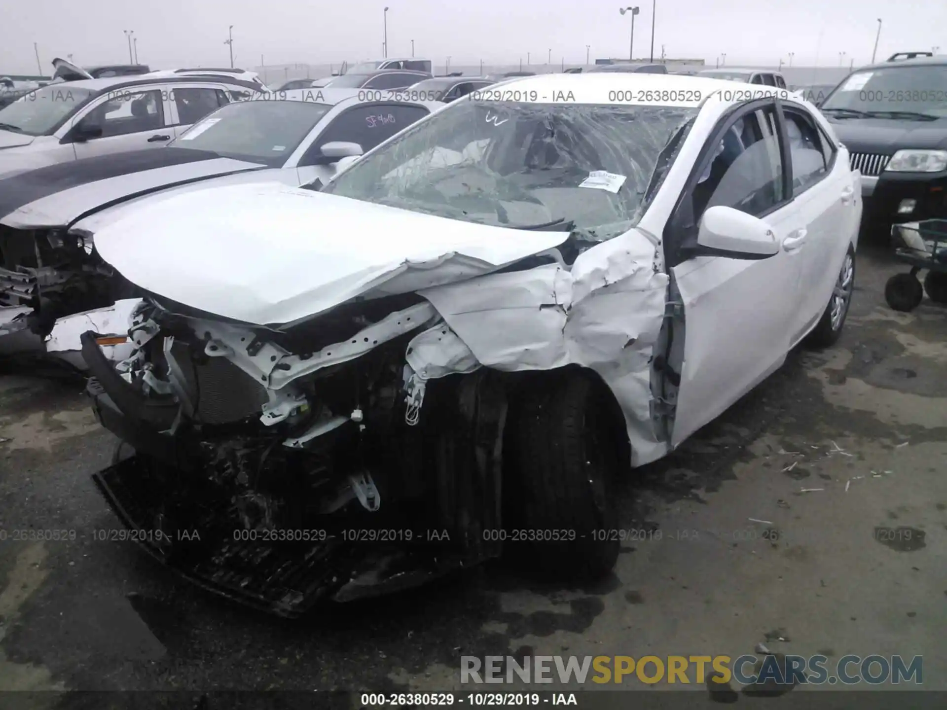 2 Photograph of a damaged car 5YFBURHE1KP912209 TOYOTA COROLLA 2019