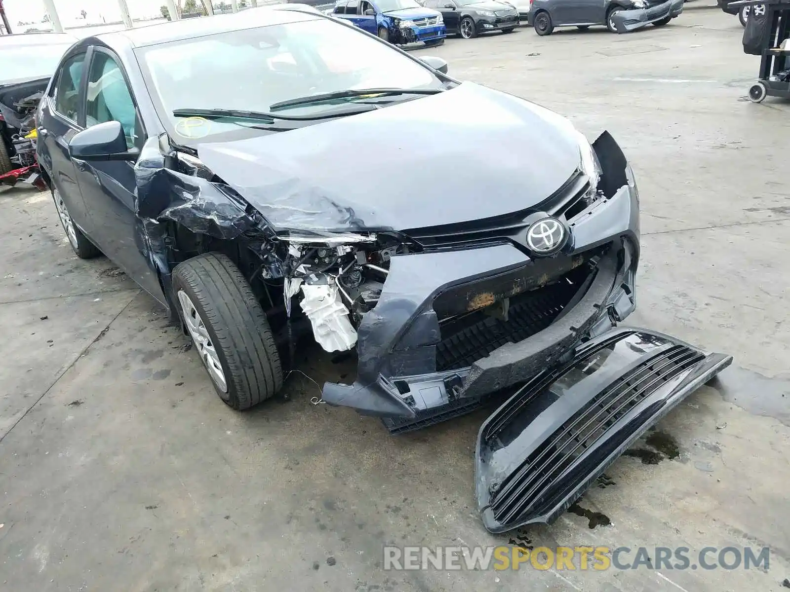 1 Photograph of a damaged car 5YFBURHE1KP912257 TOYOTA COROLLA 2019