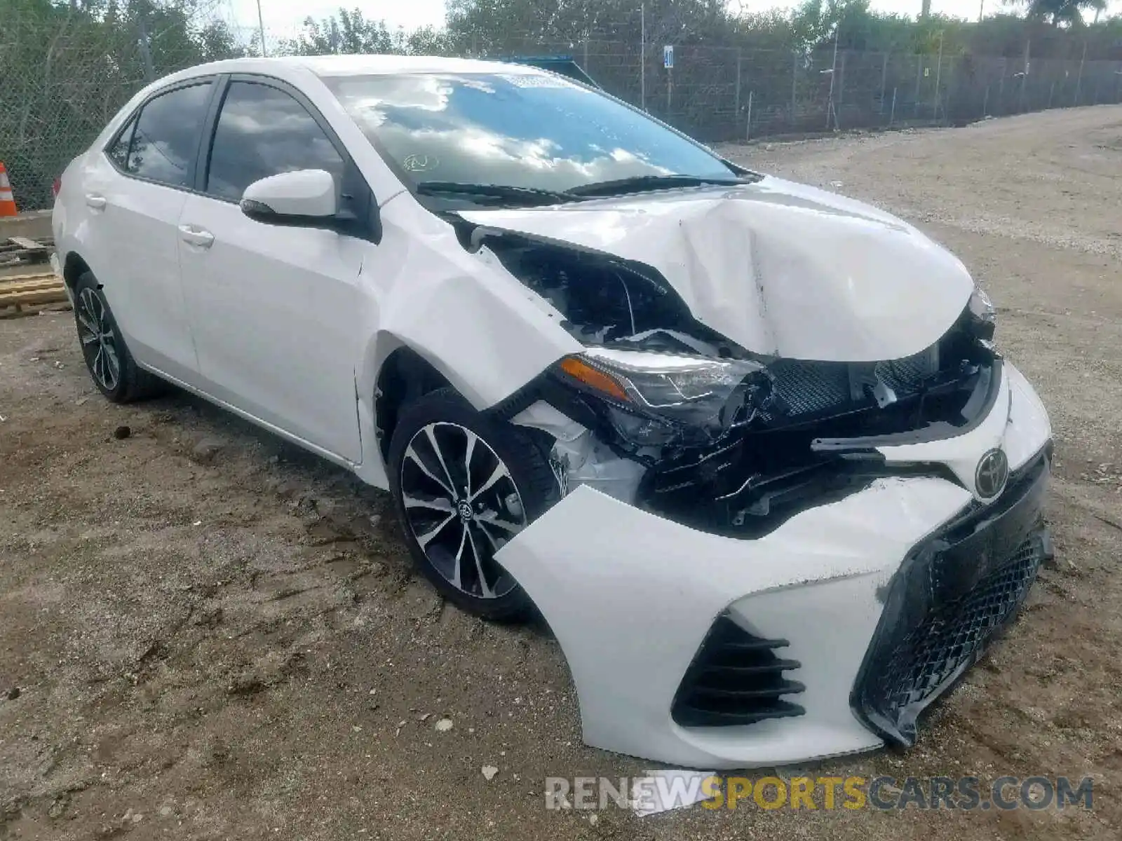 1 Photograph of a damaged car 5YFBURHE1KP912324 TOYOTA COROLLA 2019