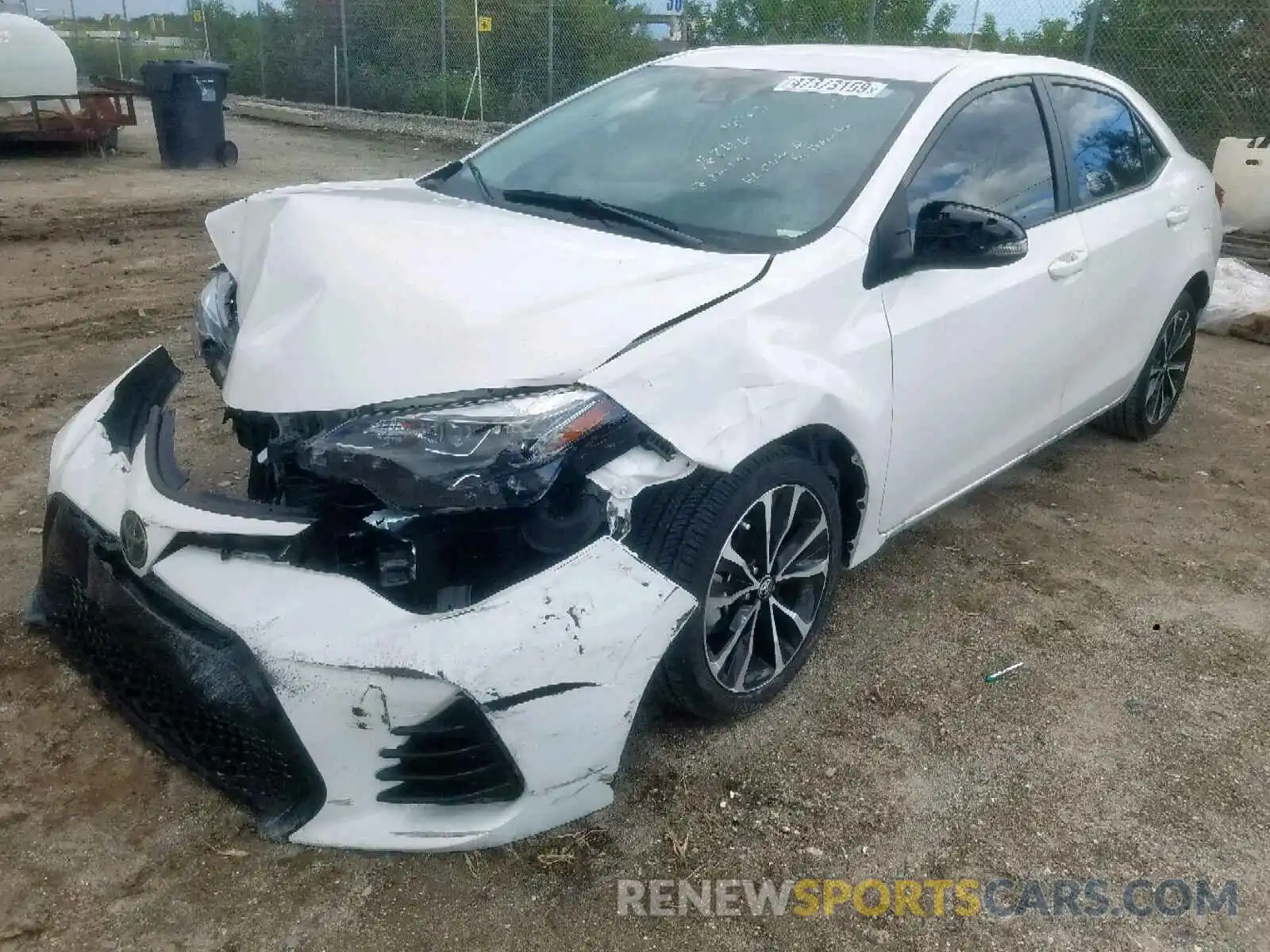 2 Photograph of a damaged car 5YFBURHE1KP912324 TOYOTA COROLLA 2019
