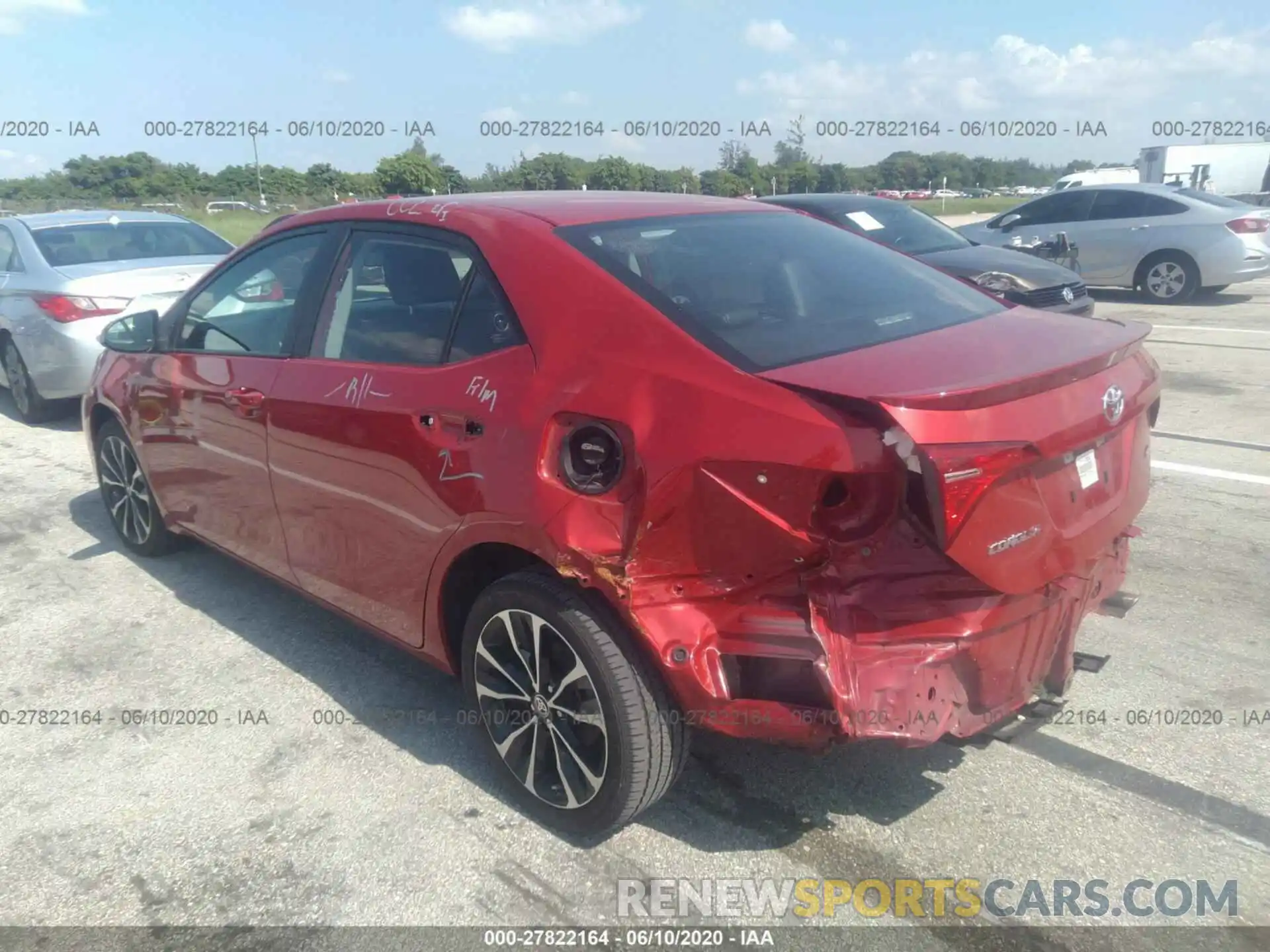 6 Photograph of a damaged car 5YFBURHE1KP912386 TOYOTA COROLLA 2019