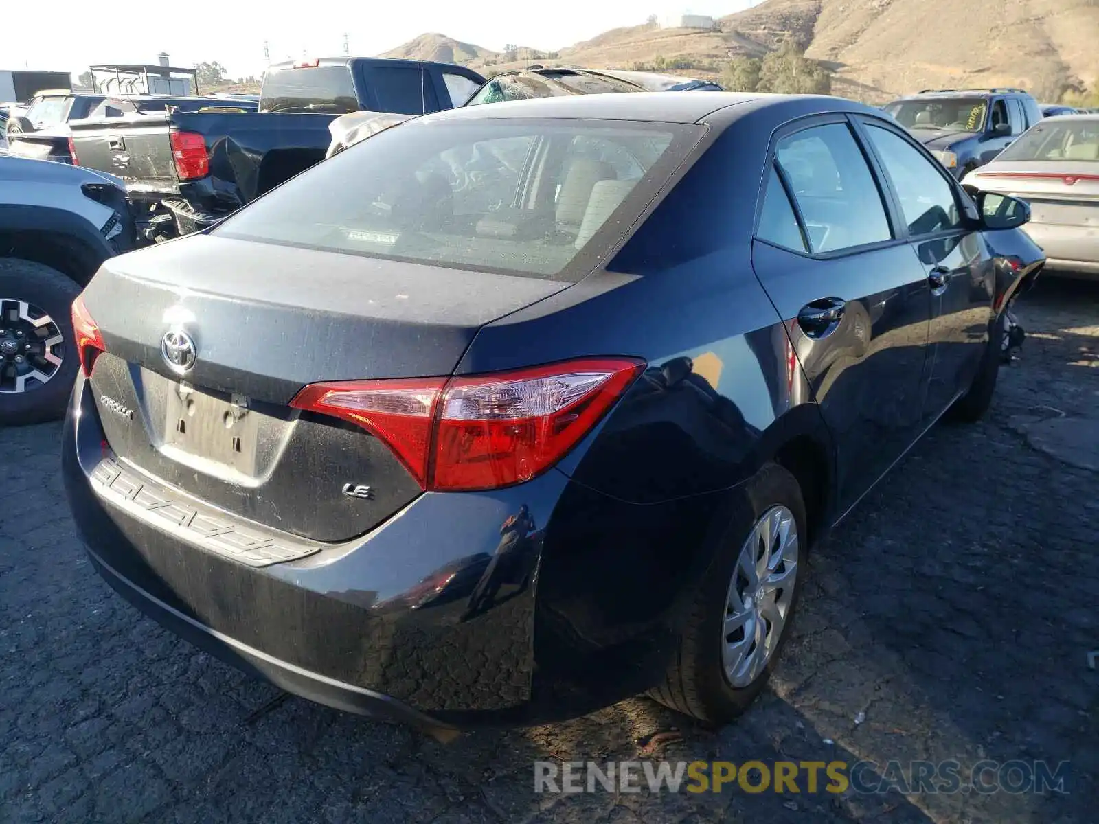 4 Photograph of a damaged car 5YFBURHE1KP912761 TOYOTA COROLLA 2019