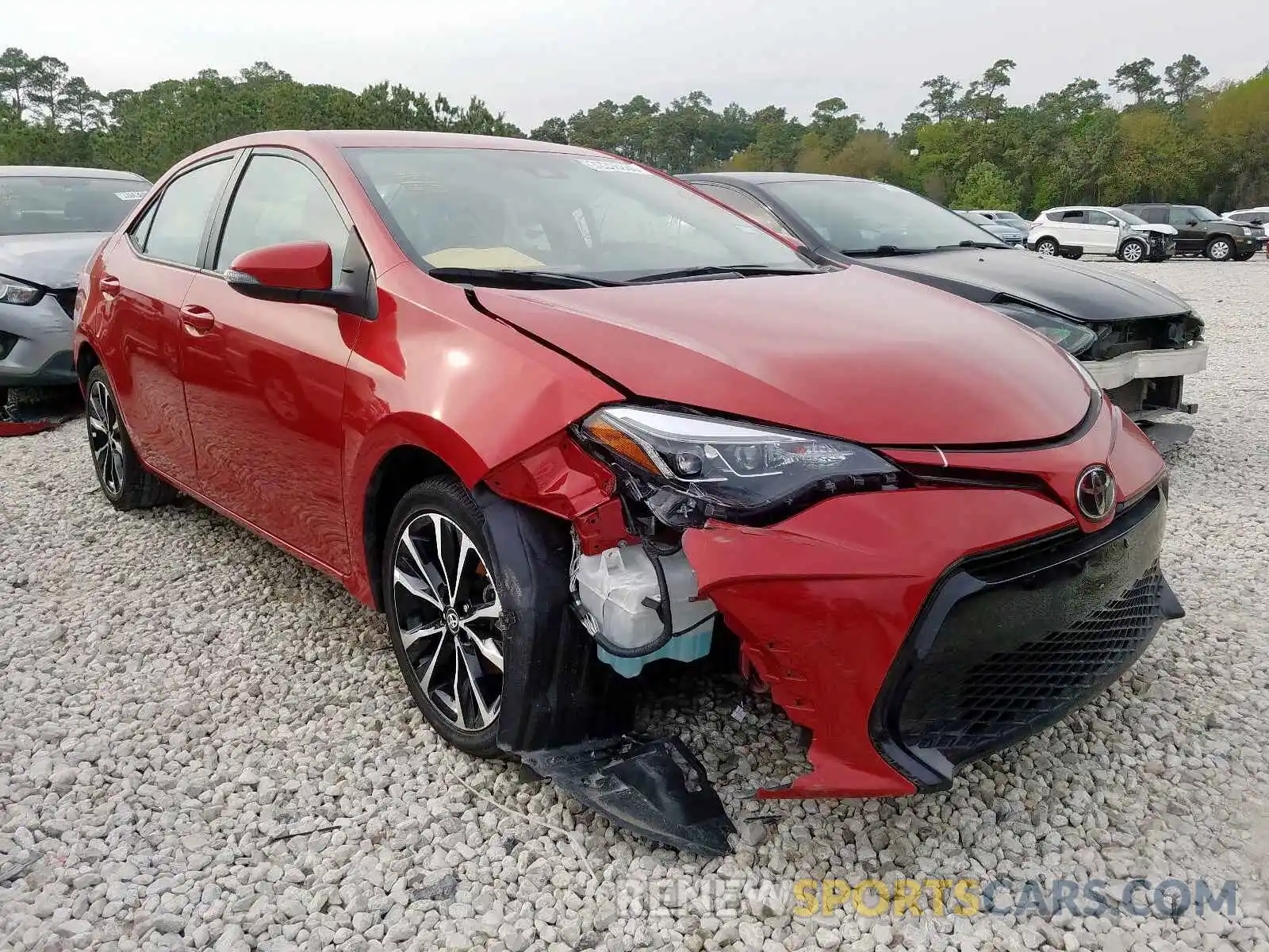 1 Photograph of a damaged car 5YFBURHE1KP914171 TOYOTA COROLLA 2019