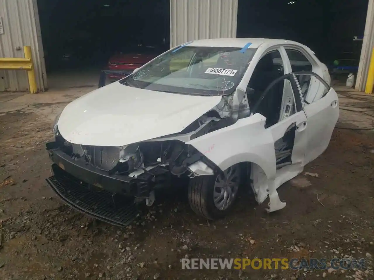 2 Photograph of a damaged car 5YFBURHE1KP914848 TOYOTA COROLLA 2019