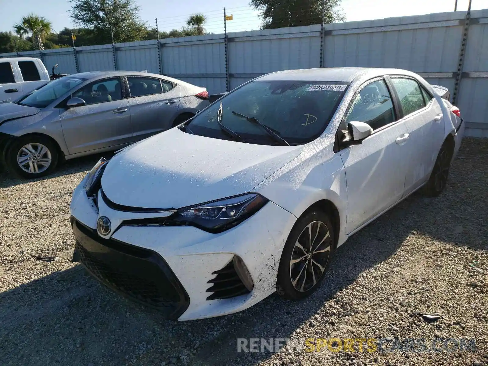 2 Photograph of a damaged car 5YFBURHE1KP914946 TOYOTA COROLLA 2019