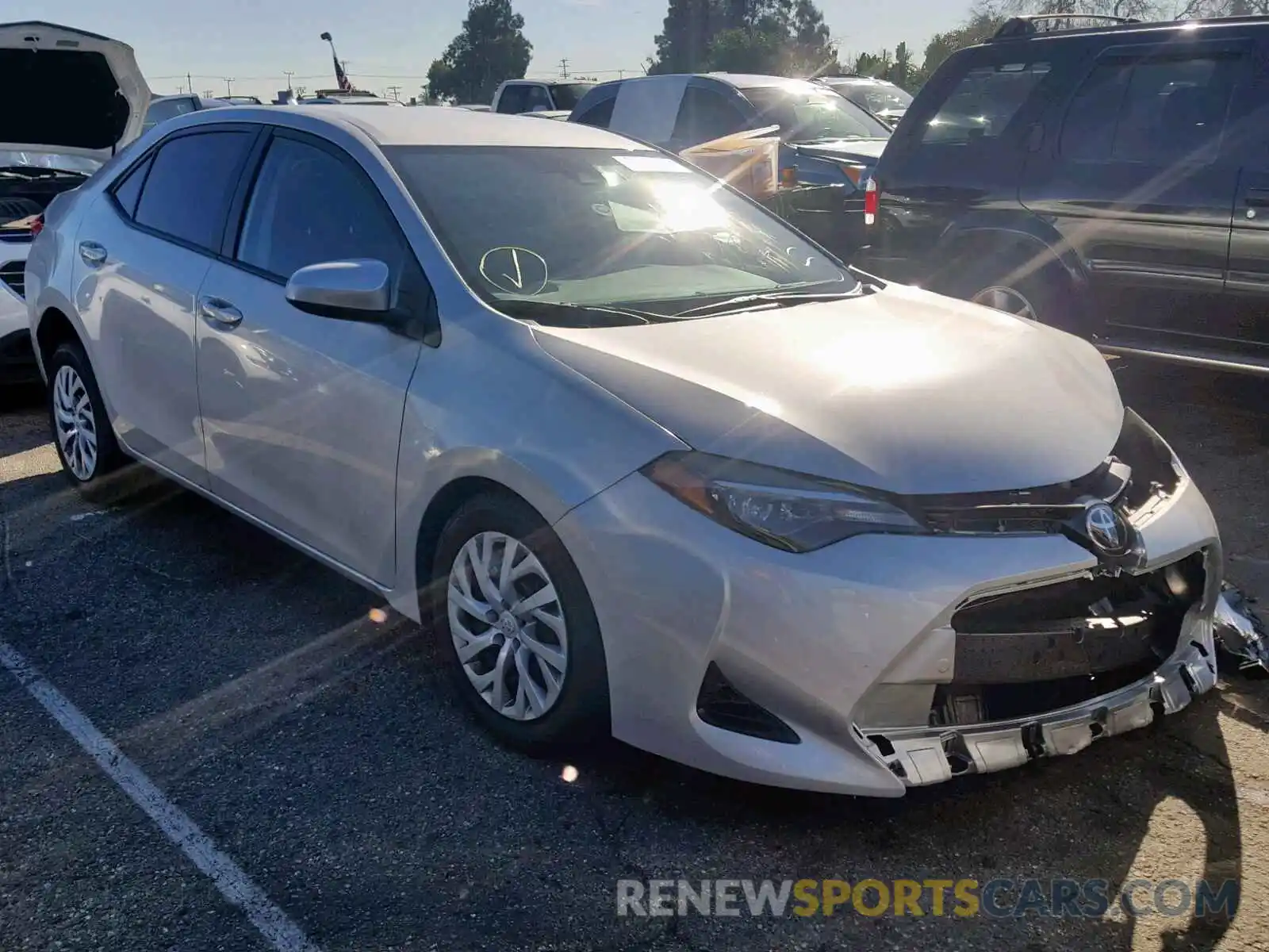 1 Photograph of a damaged car 5YFBURHE1KP915384 TOYOTA COROLLA 2019