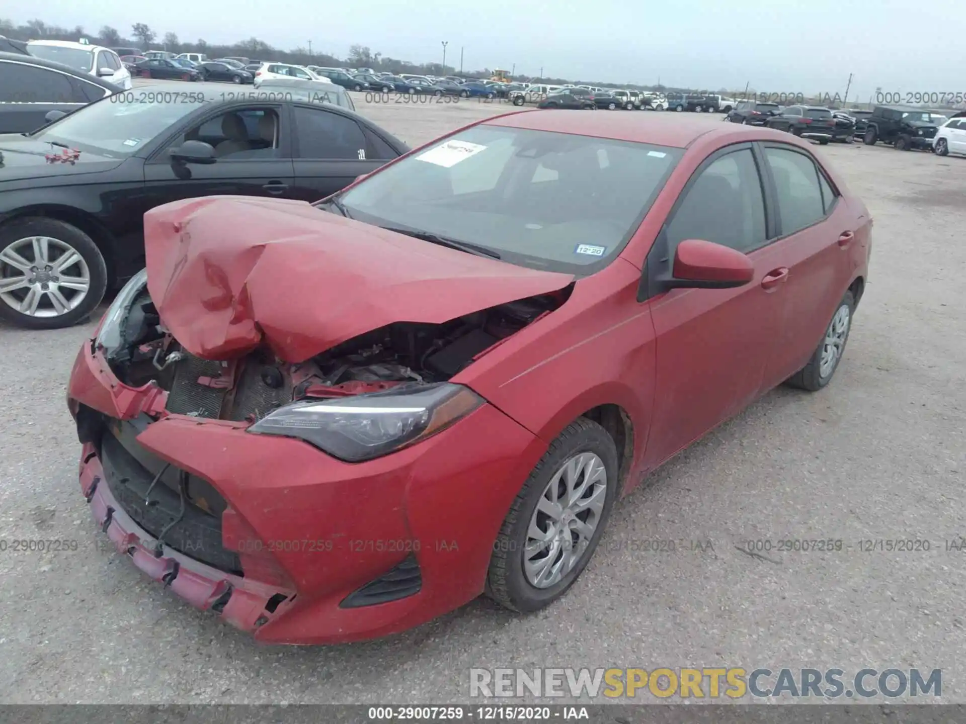2 Photograph of a damaged car 5YFBURHE1KP915515 TOYOTA COROLLA 2019