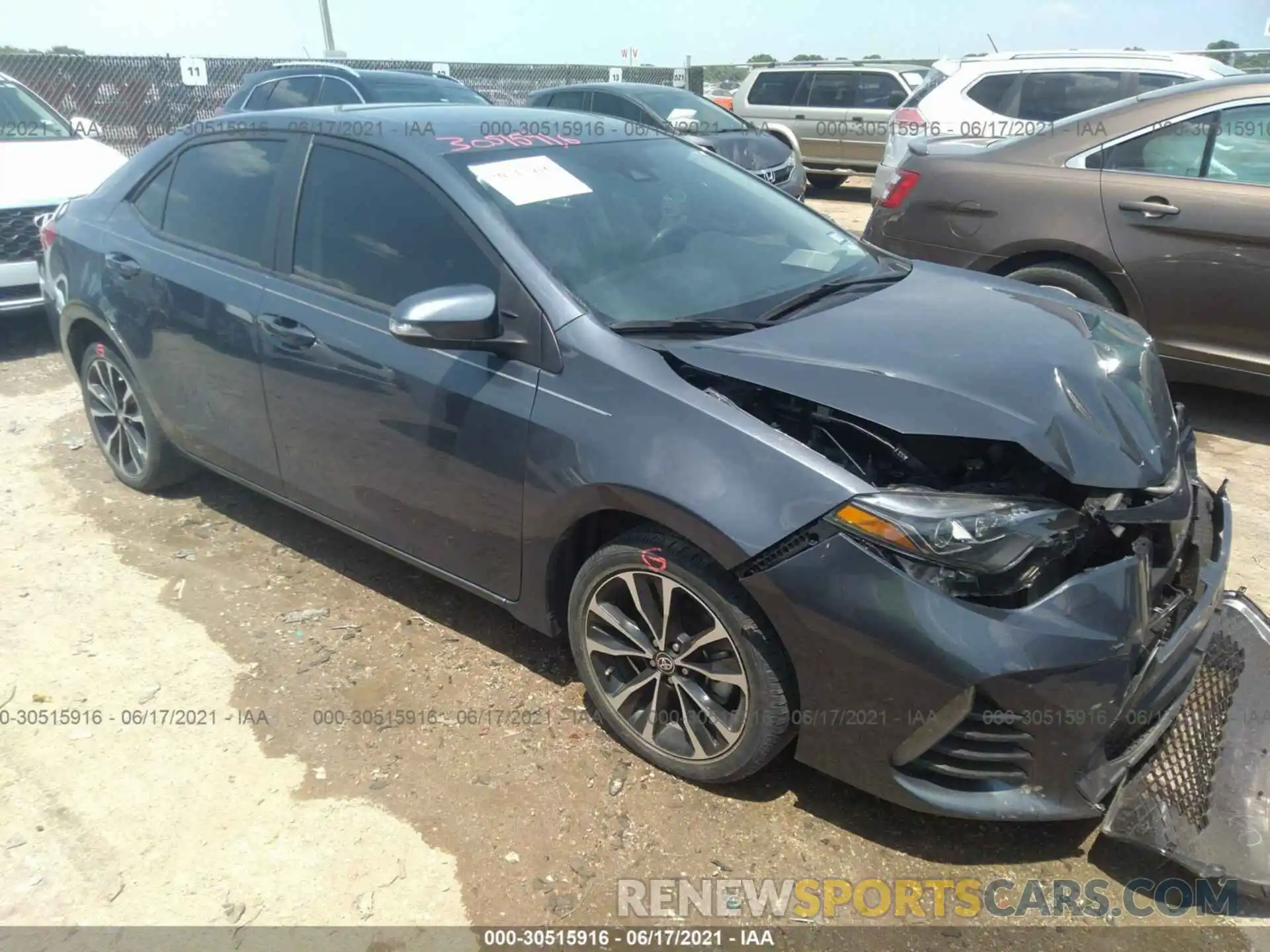 1 Photograph of a damaged car 5YFBURHE1KP915613 TOYOTA COROLLA 2019