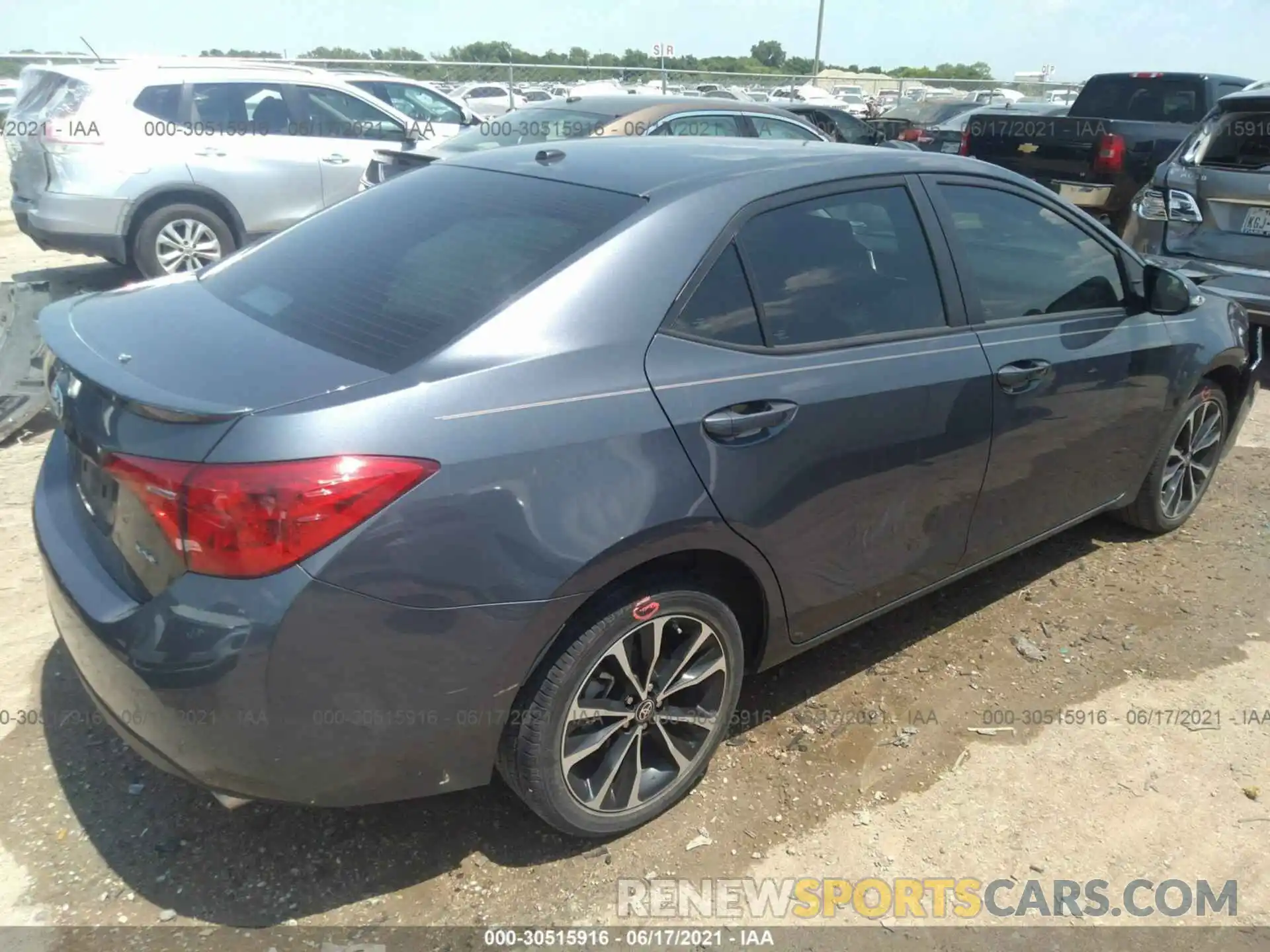 4 Photograph of a damaged car 5YFBURHE1KP915613 TOYOTA COROLLA 2019