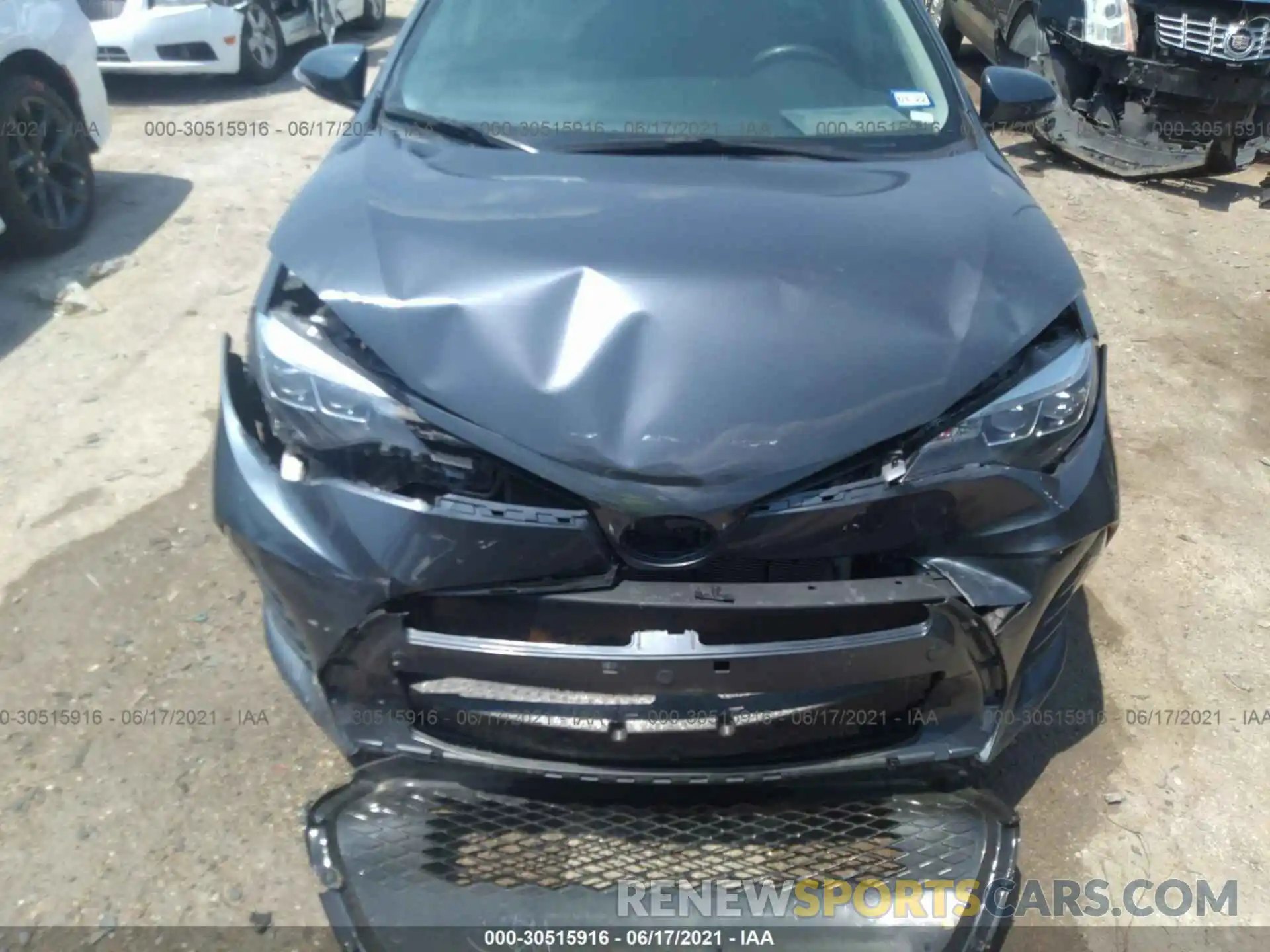 6 Photograph of a damaged car 5YFBURHE1KP915613 TOYOTA COROLLA 2019